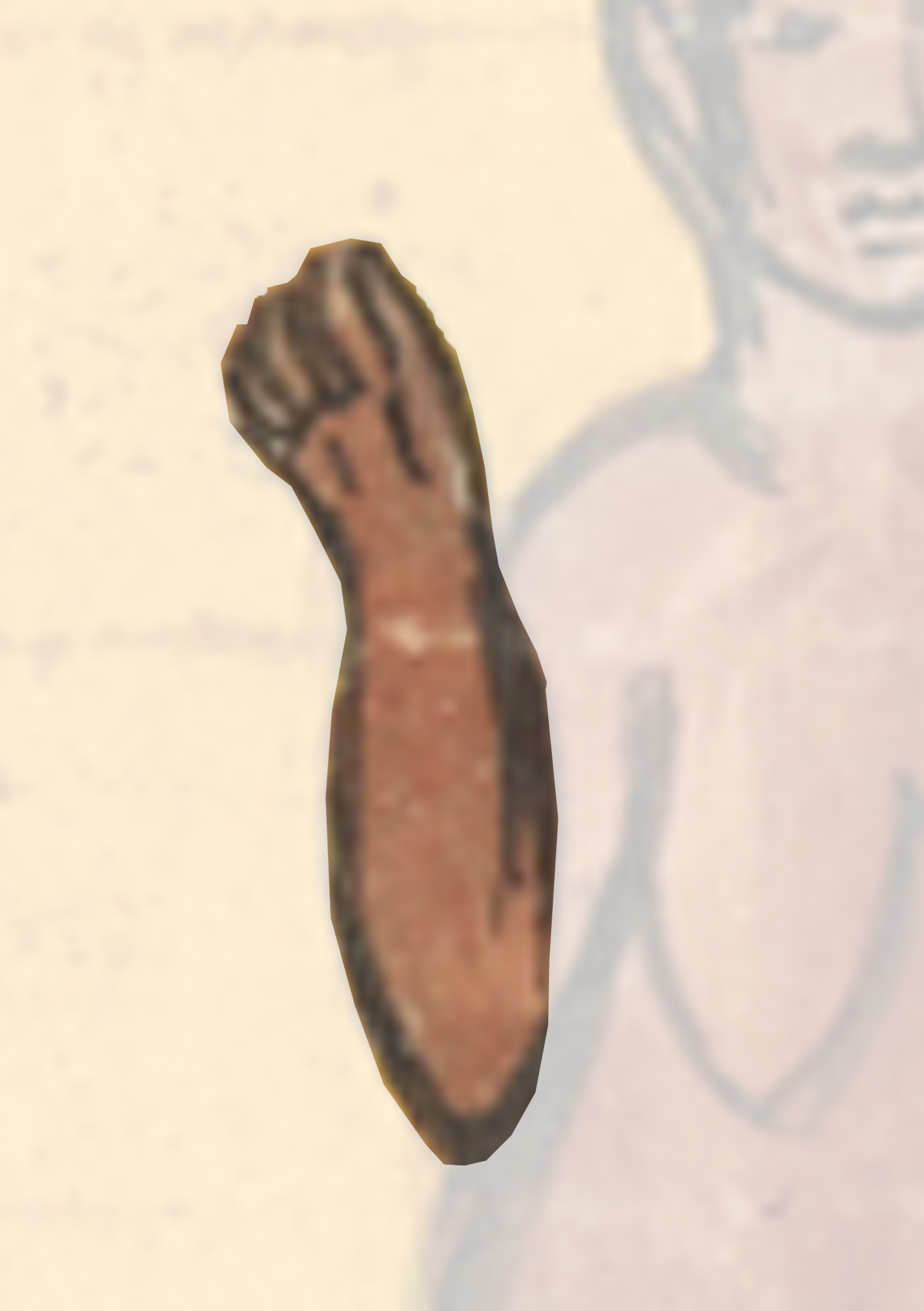 Drawing Of A Man With A Large Body