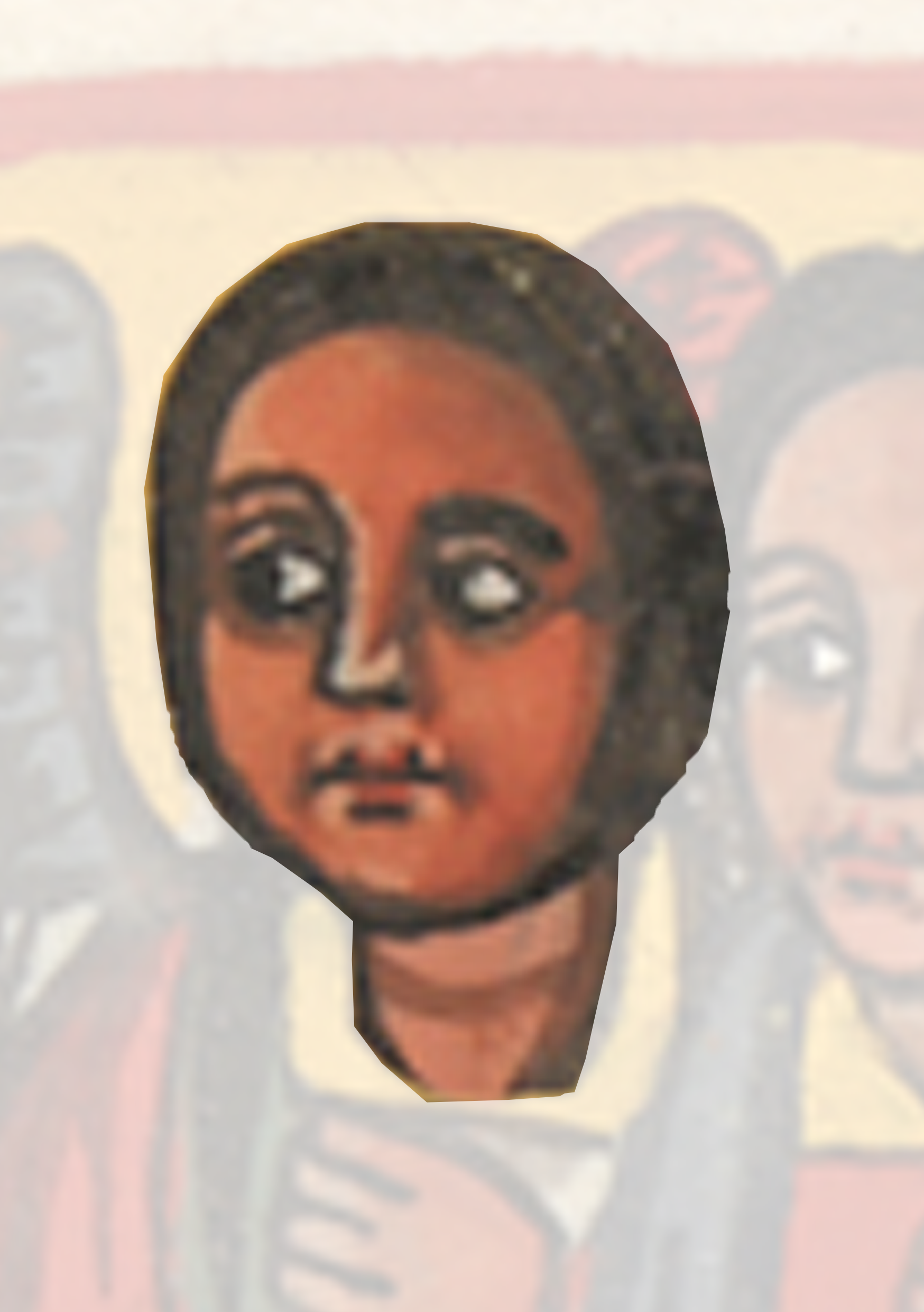 Painting Of A Woman With Two Women Behind Her