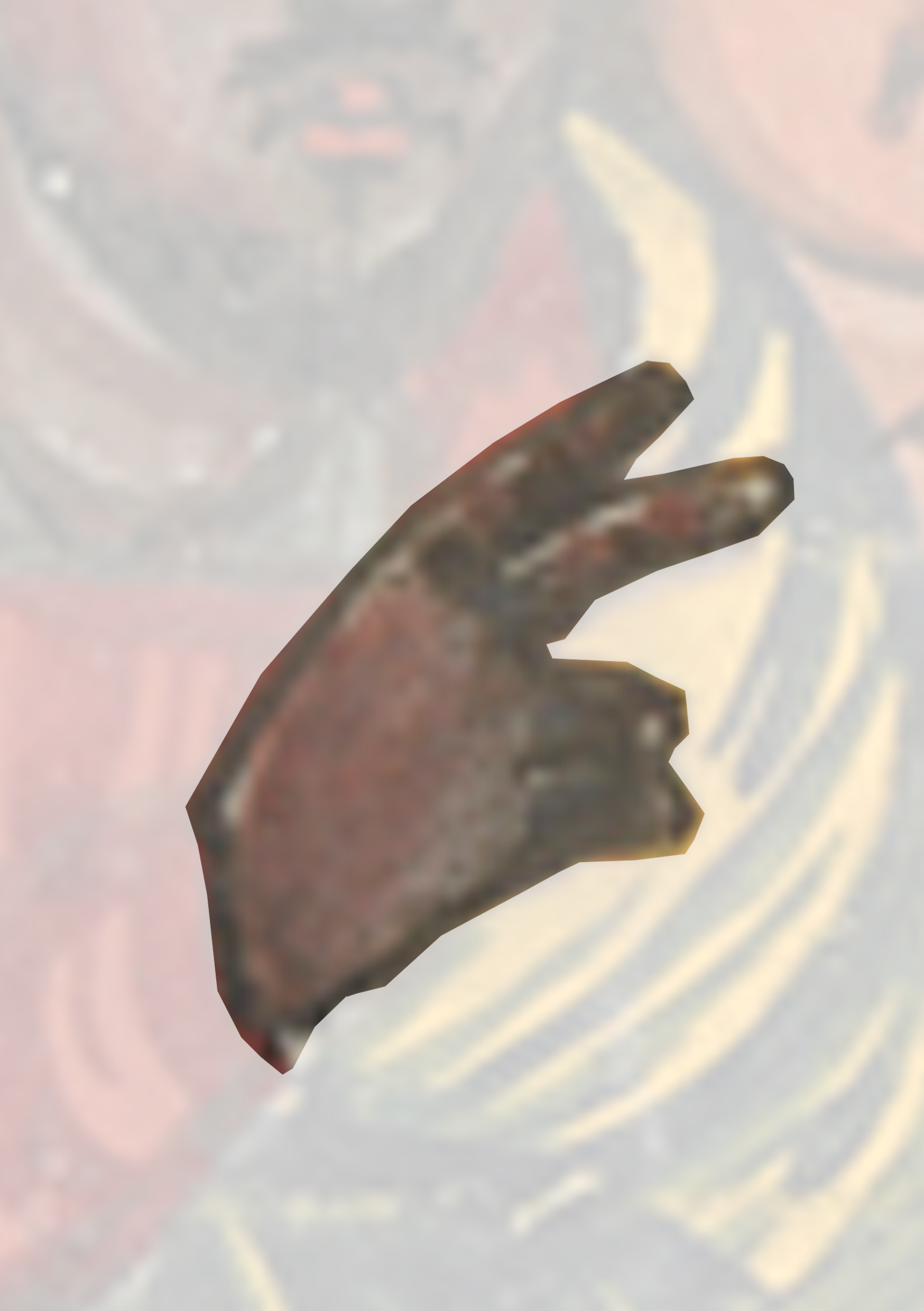 Hand Is Shown In The Middle Of A Photo
