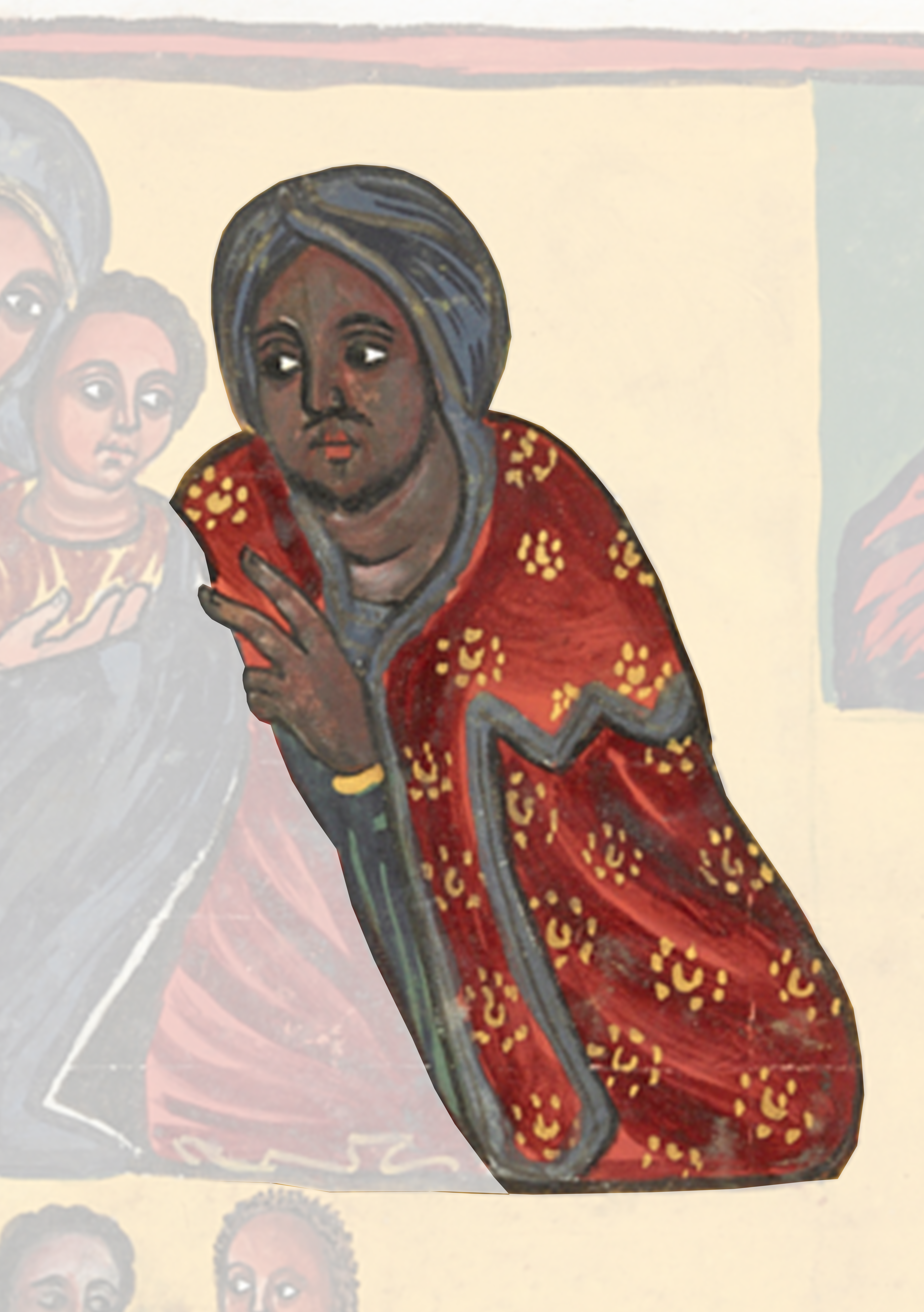Painting Of A Woman With A Red Scarf