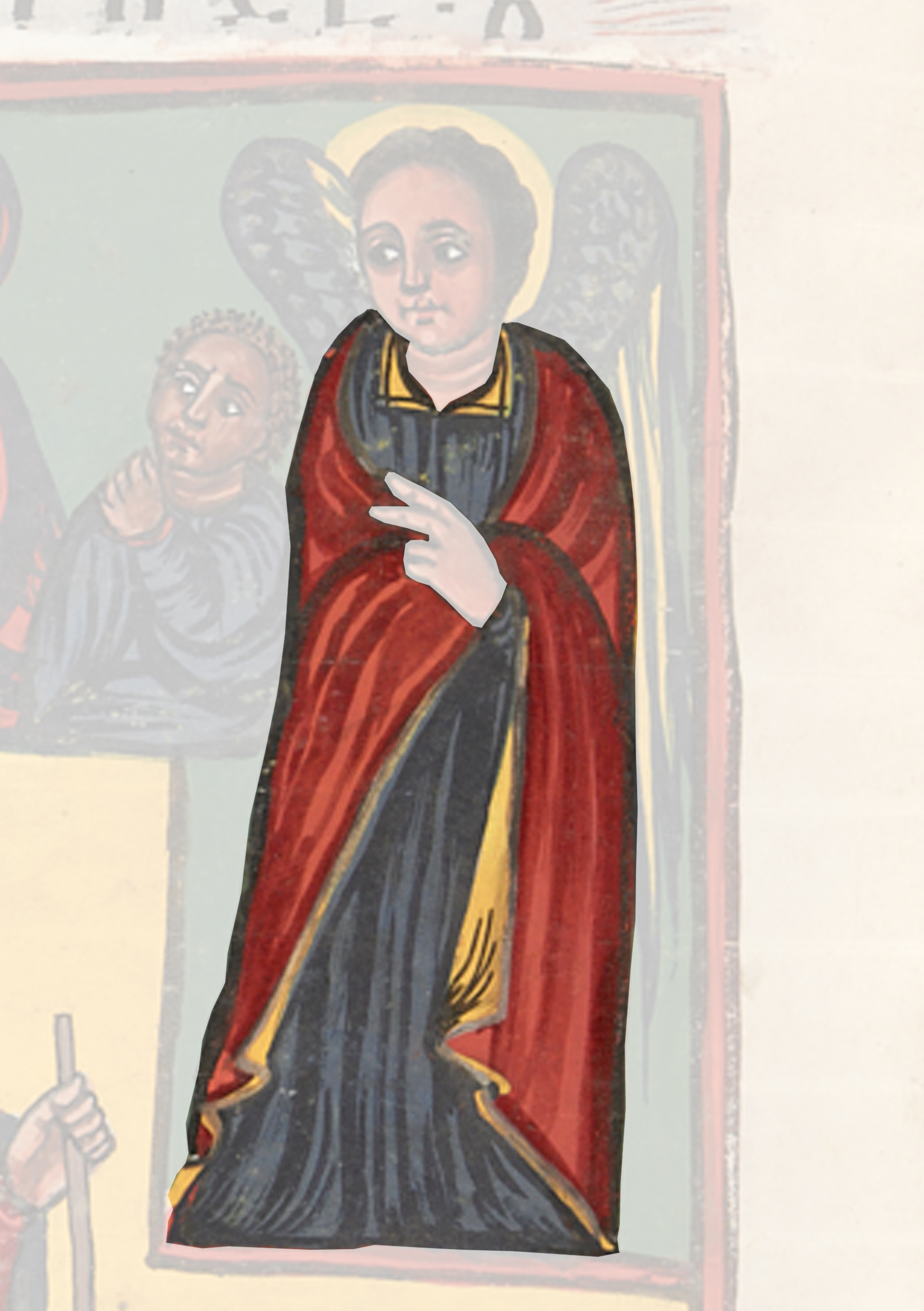 Painting Of A Woman In A Red Robe