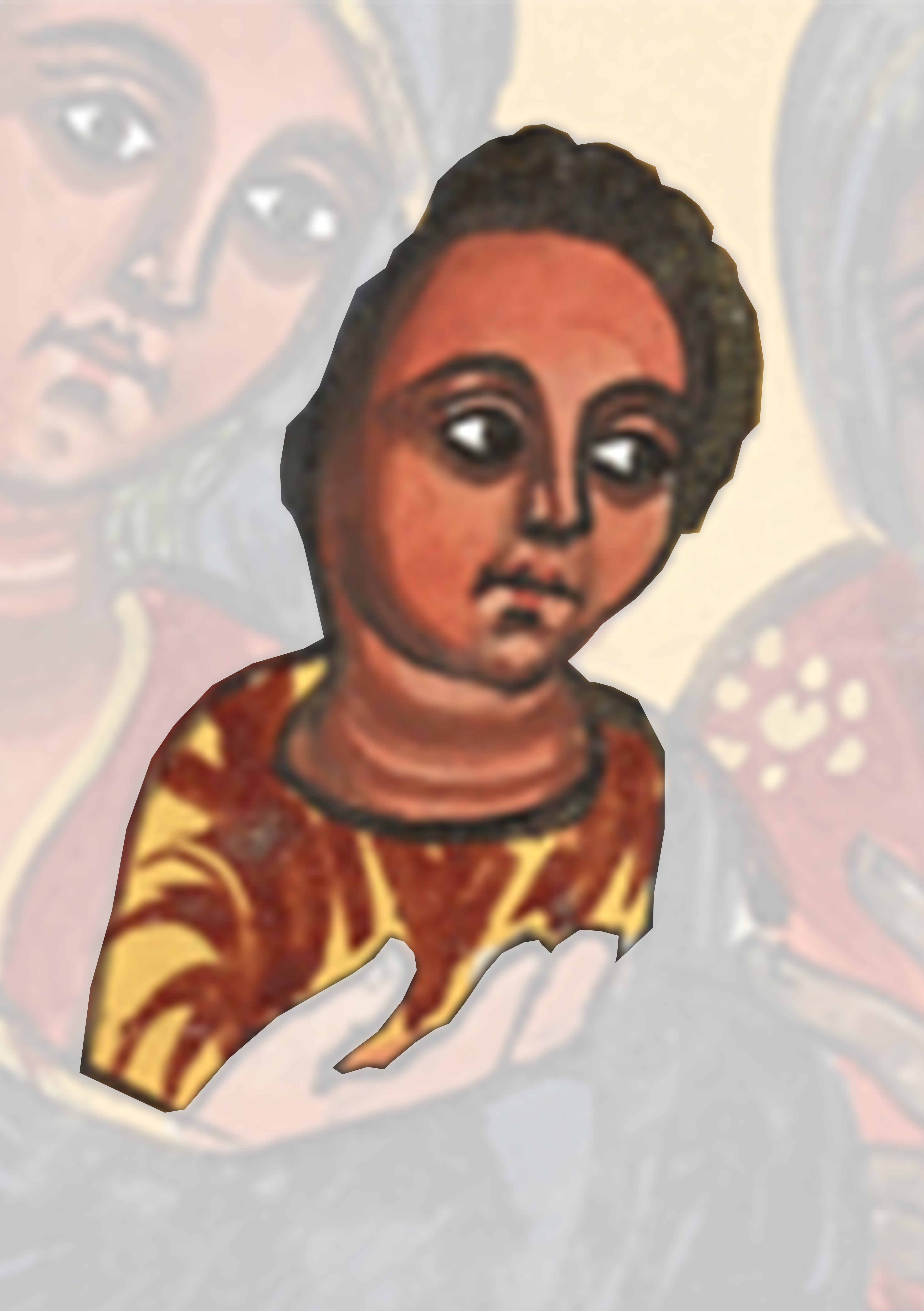 Painting Of A Woman With Two Children