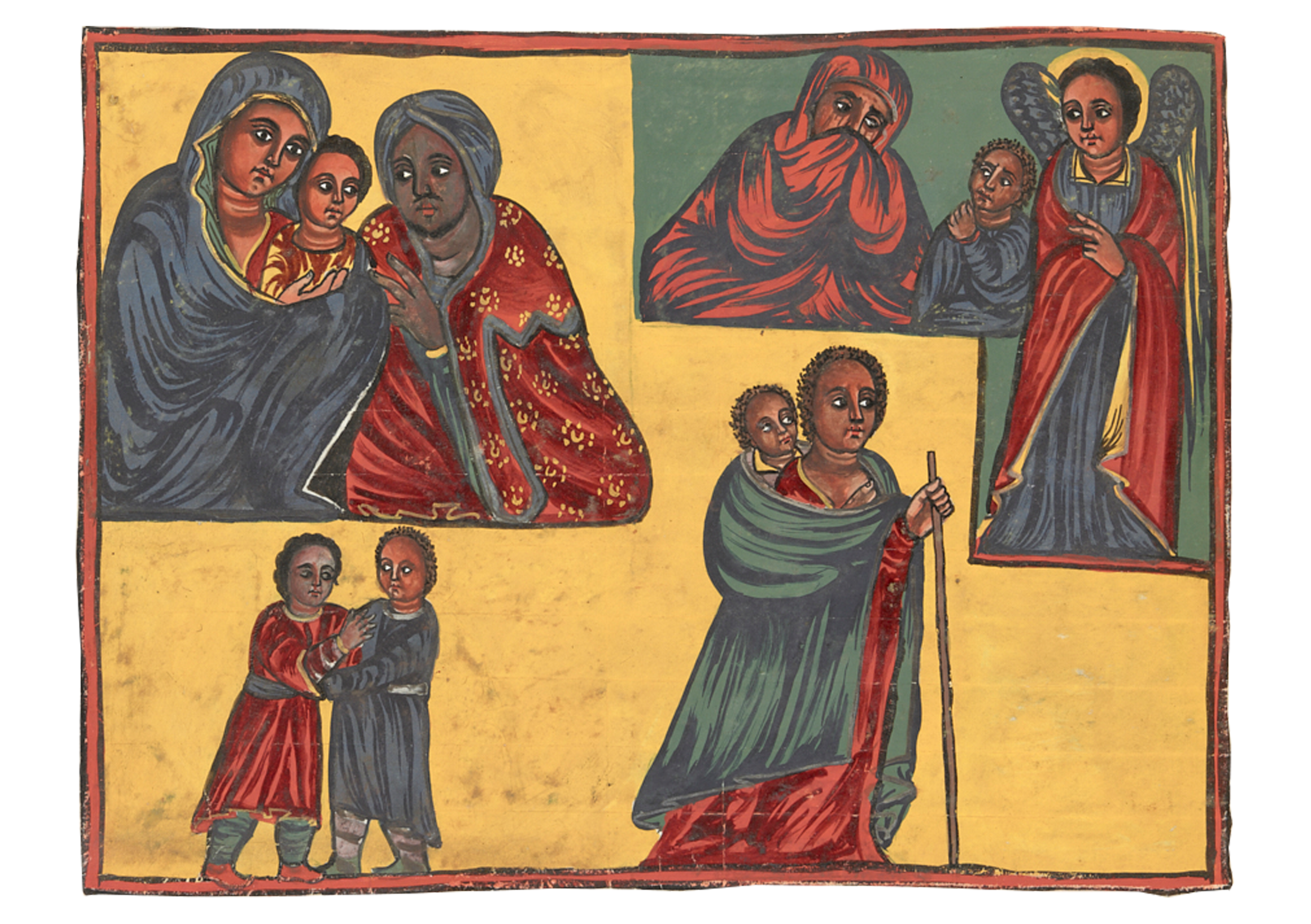 Painting Of A Woman And Child