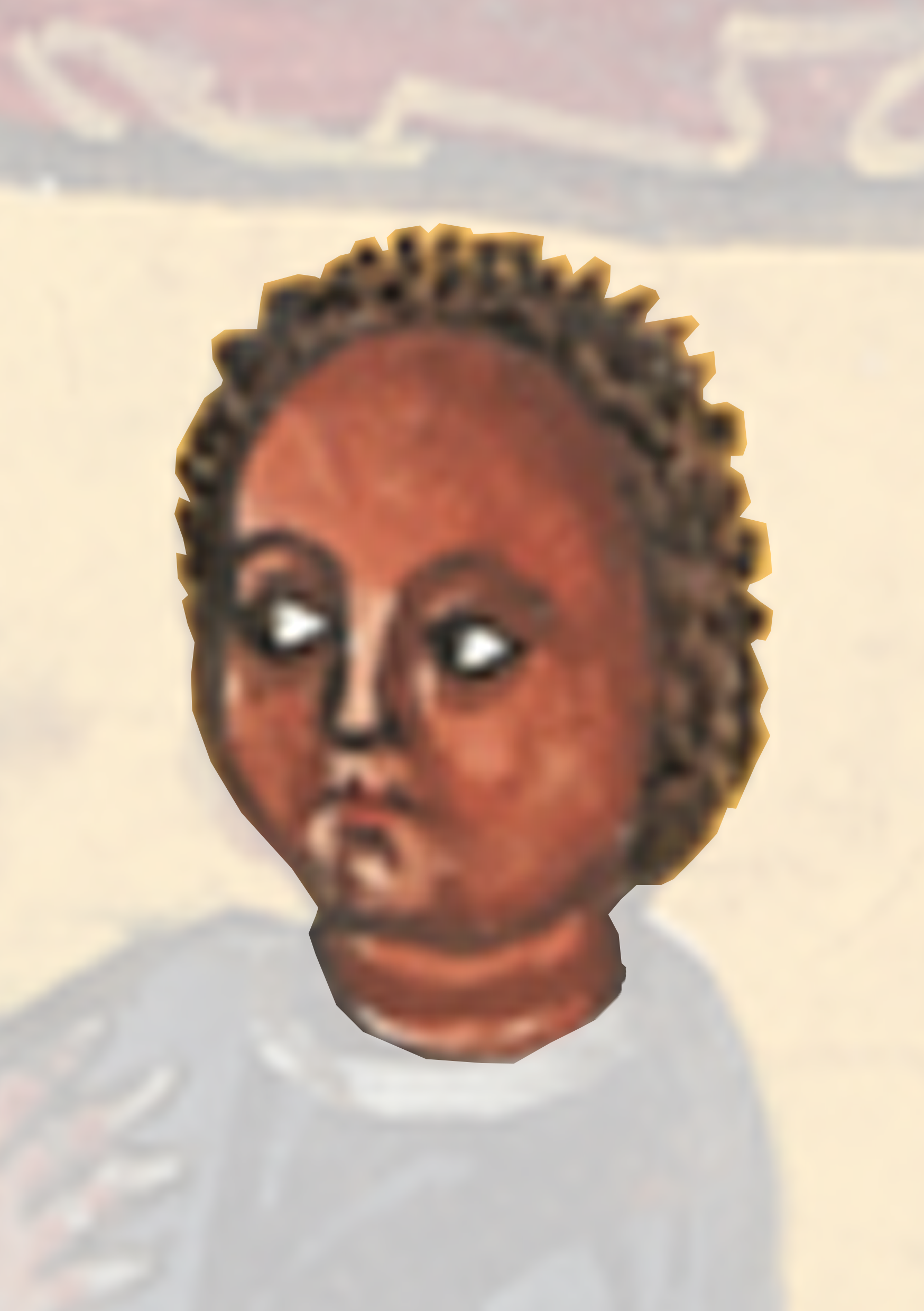 Drawing Of A Child With A Face