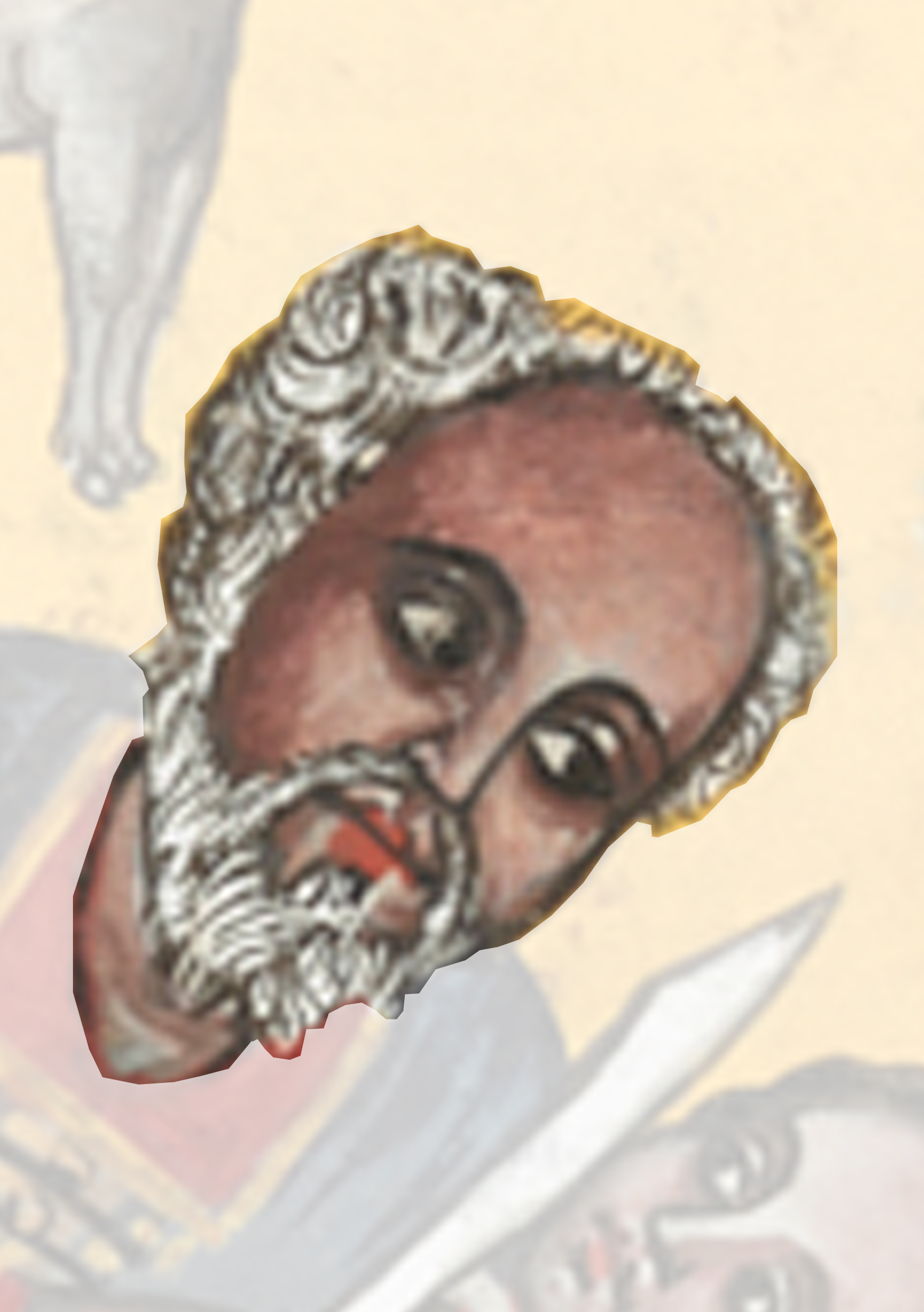 Painting Of A Man With A Beard And A Beard