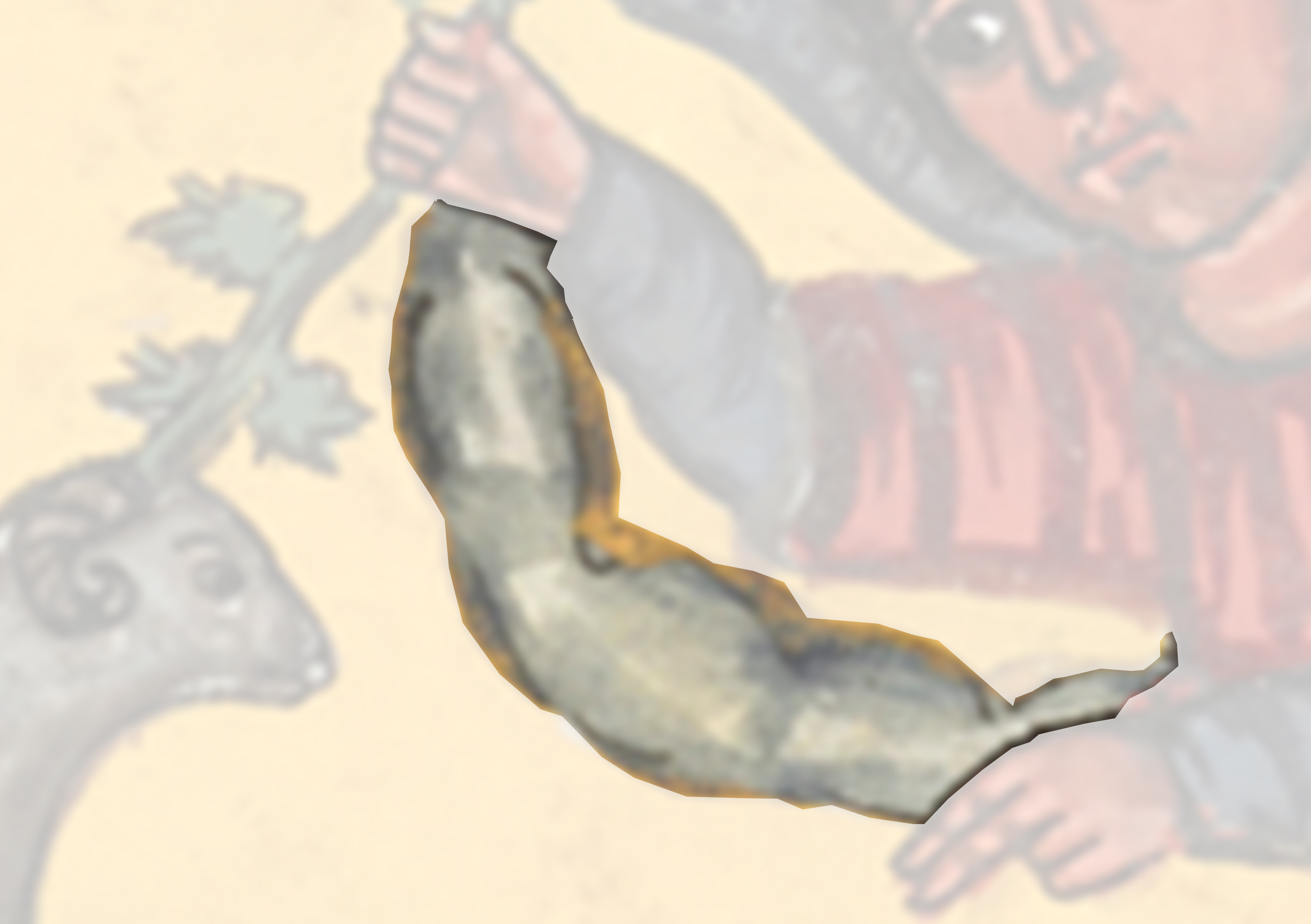 Drawing Of A Man Holding A Knife
