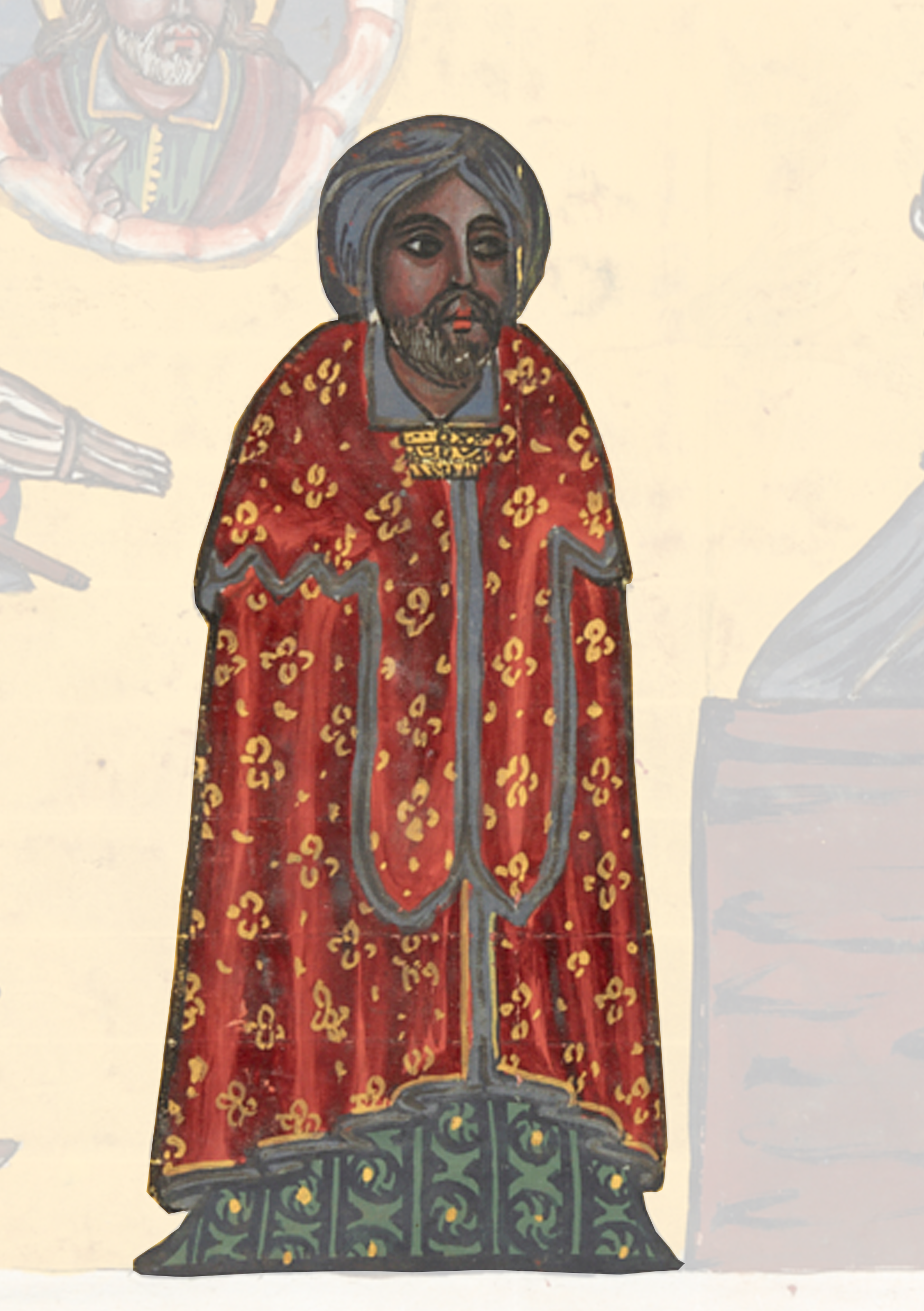 Painting Of A Man In A Red Robe