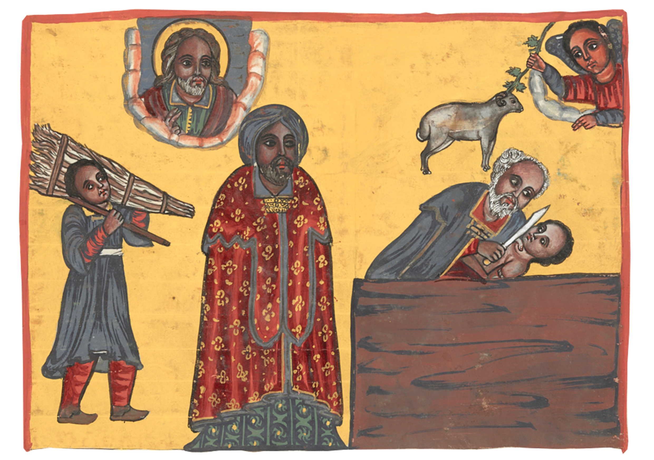Painting Of A Man And Woman With A Dog