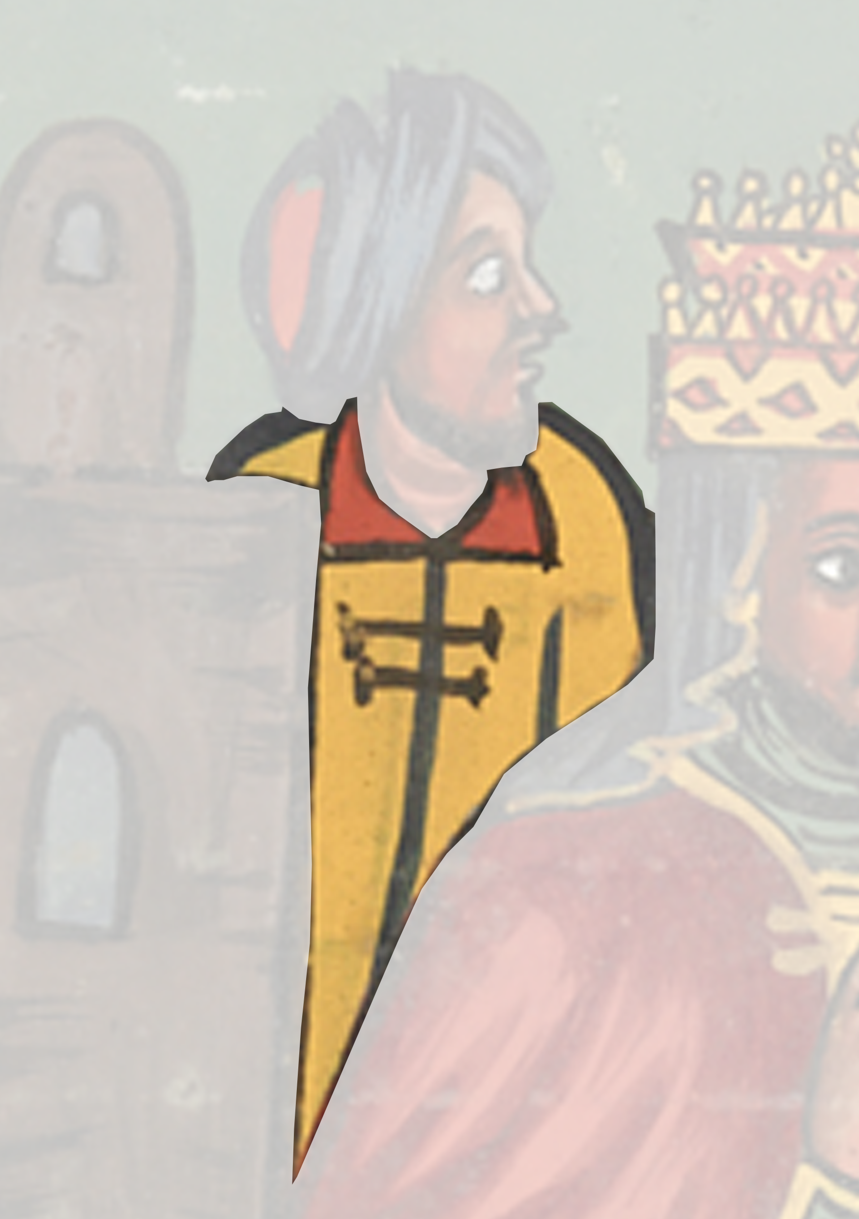Painting Of A Man In A Crown And A Woman In A Dress