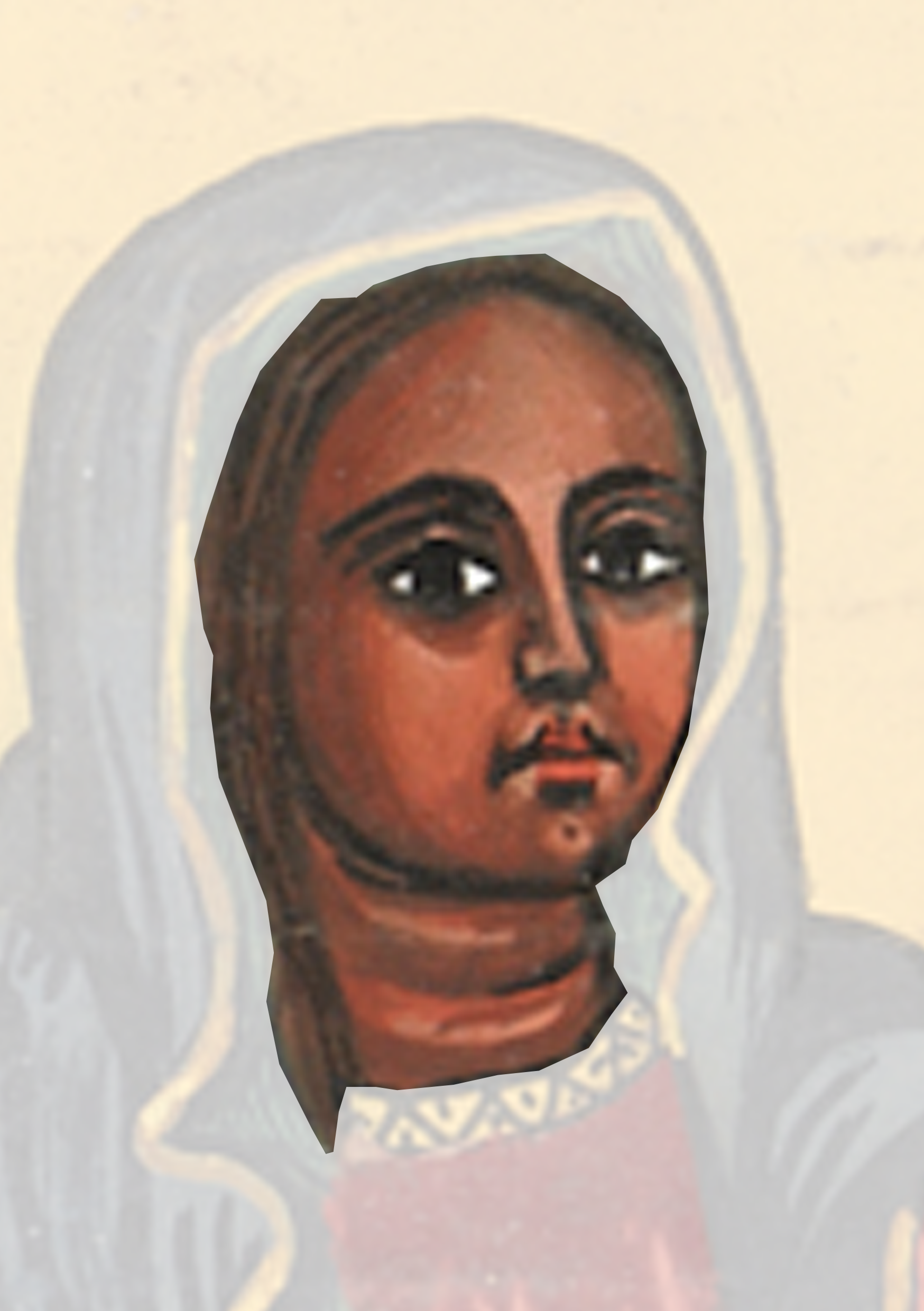 Painting Of A Woman With A Red Scarf