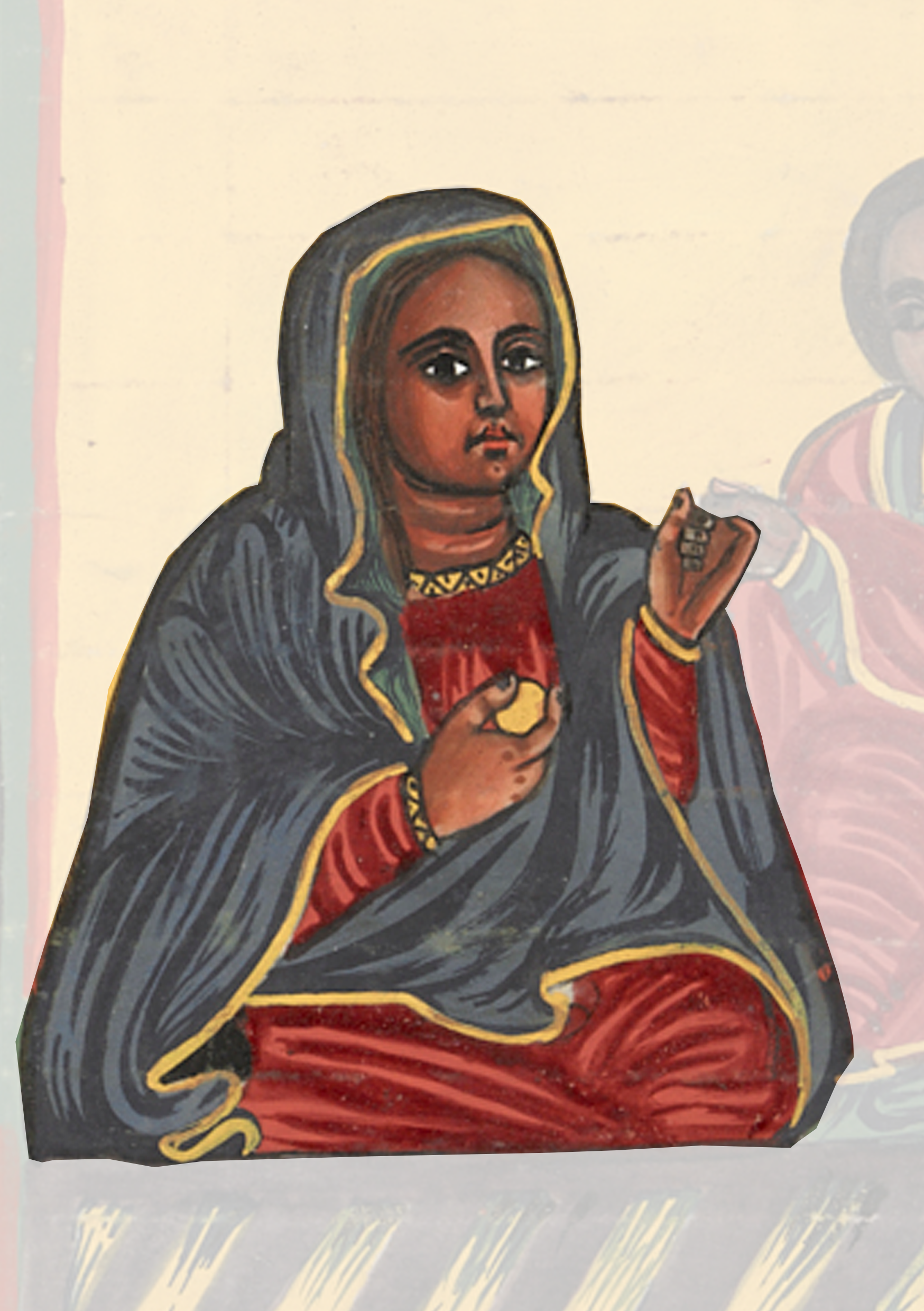 Painting Of A Woman Holding A Baby
