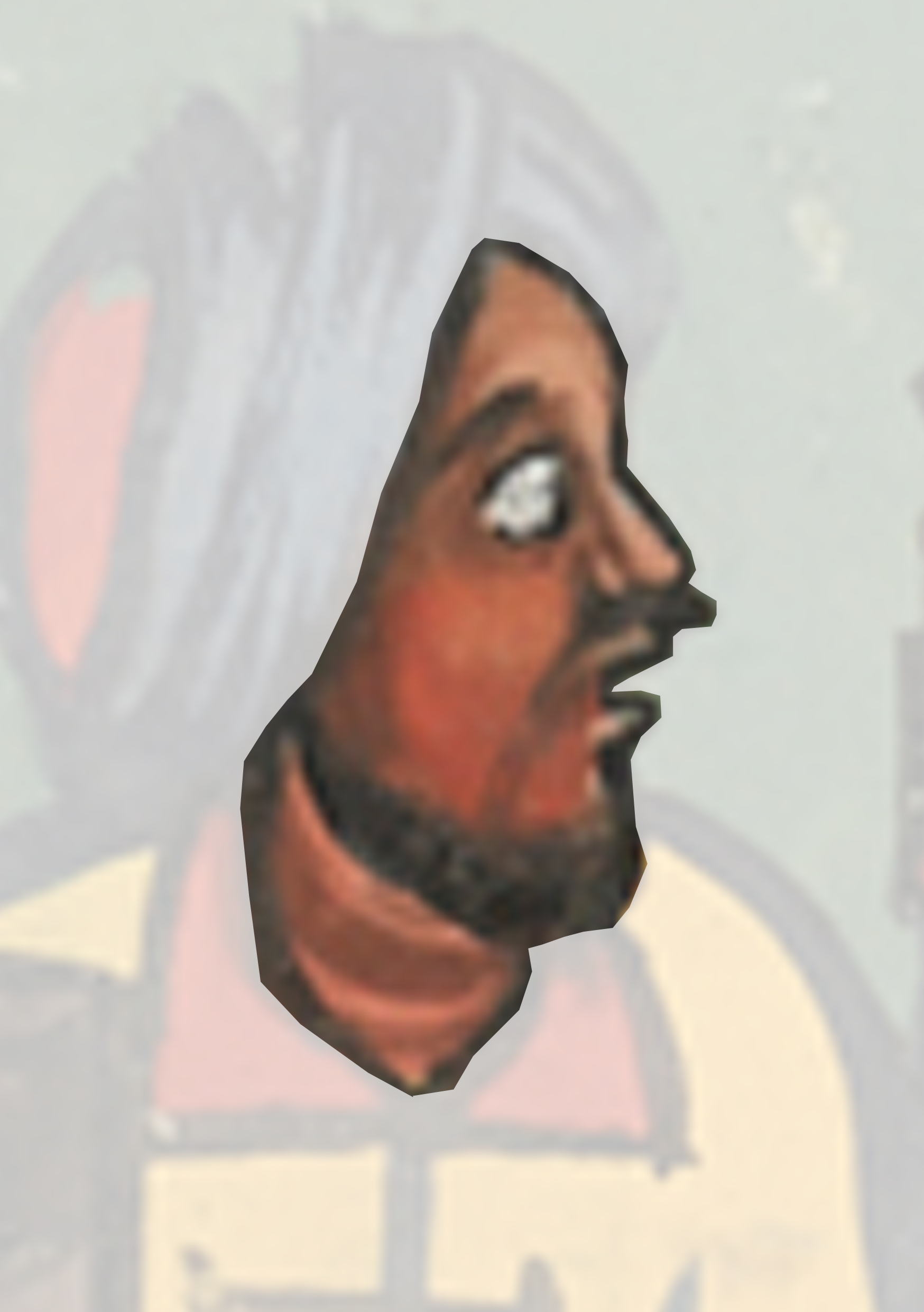 Painting Of A Man With A Beard