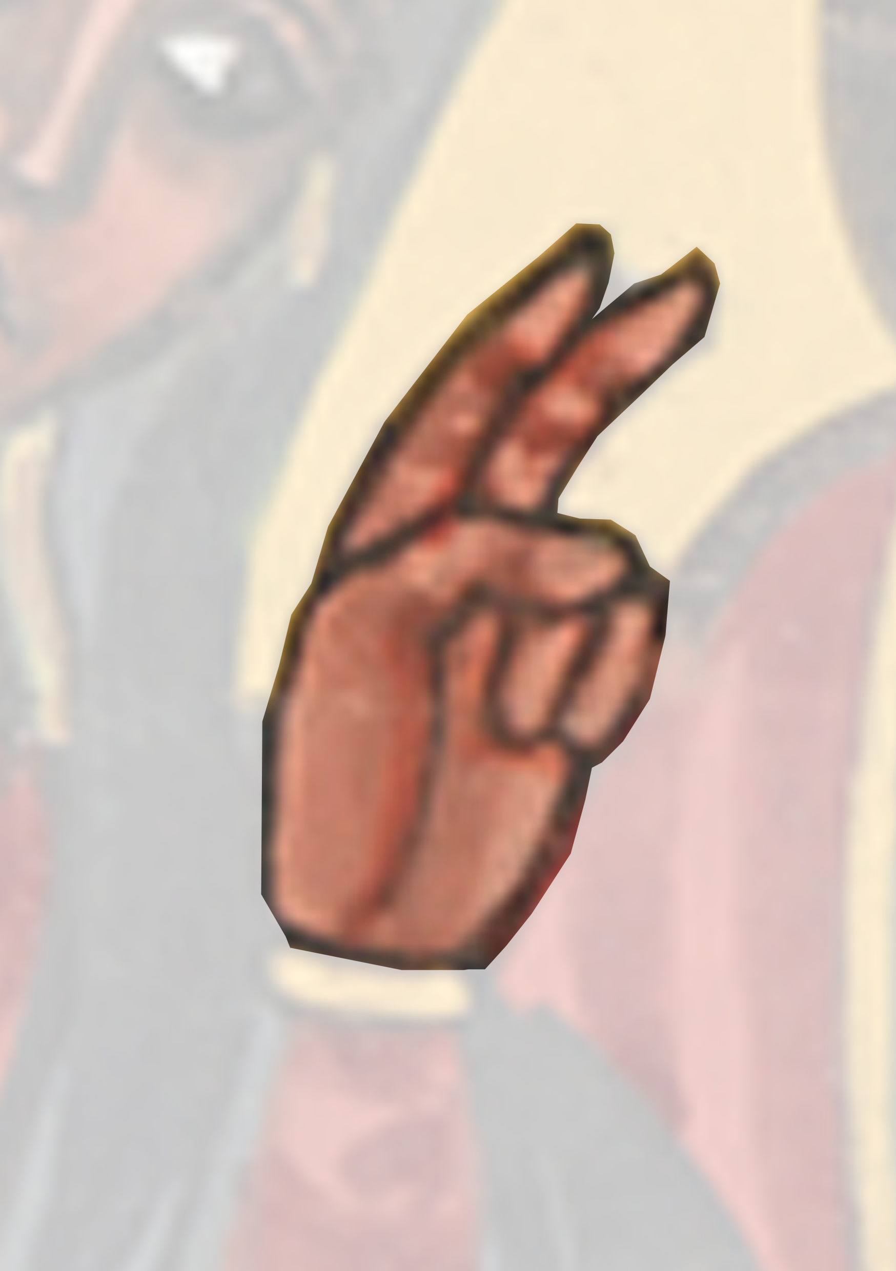 Hand With A Finger On It