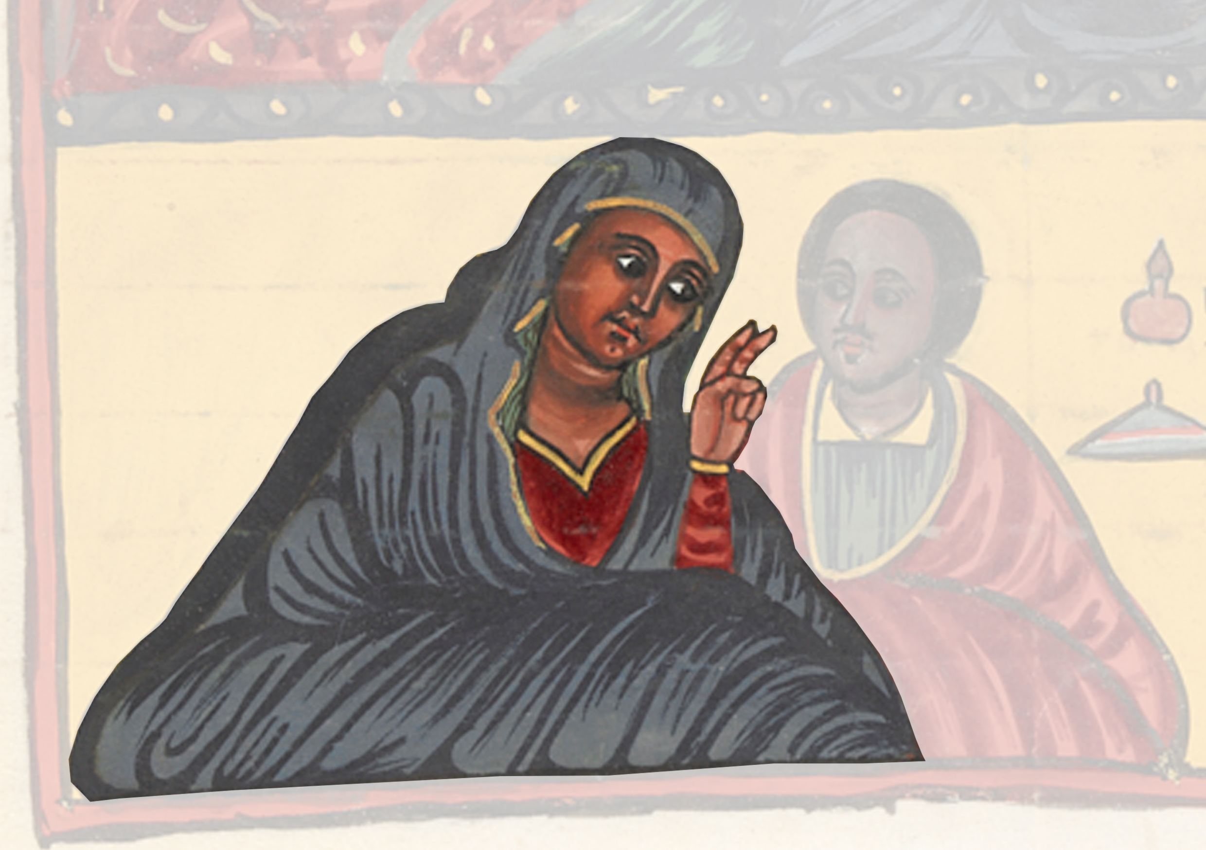 Painting Of A Woman Sitting On A Couch