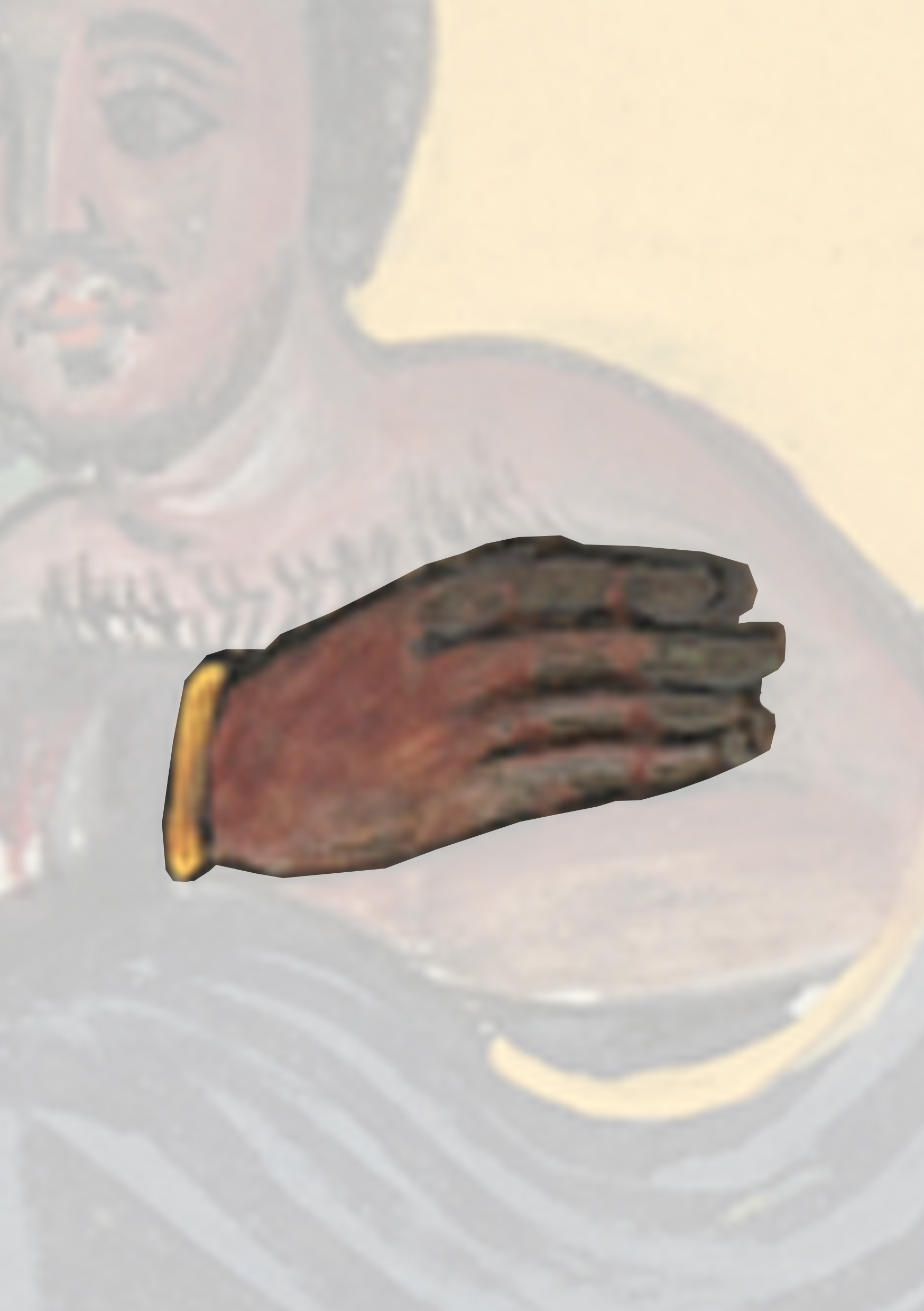 Painting Of A Man Holding A Banana
