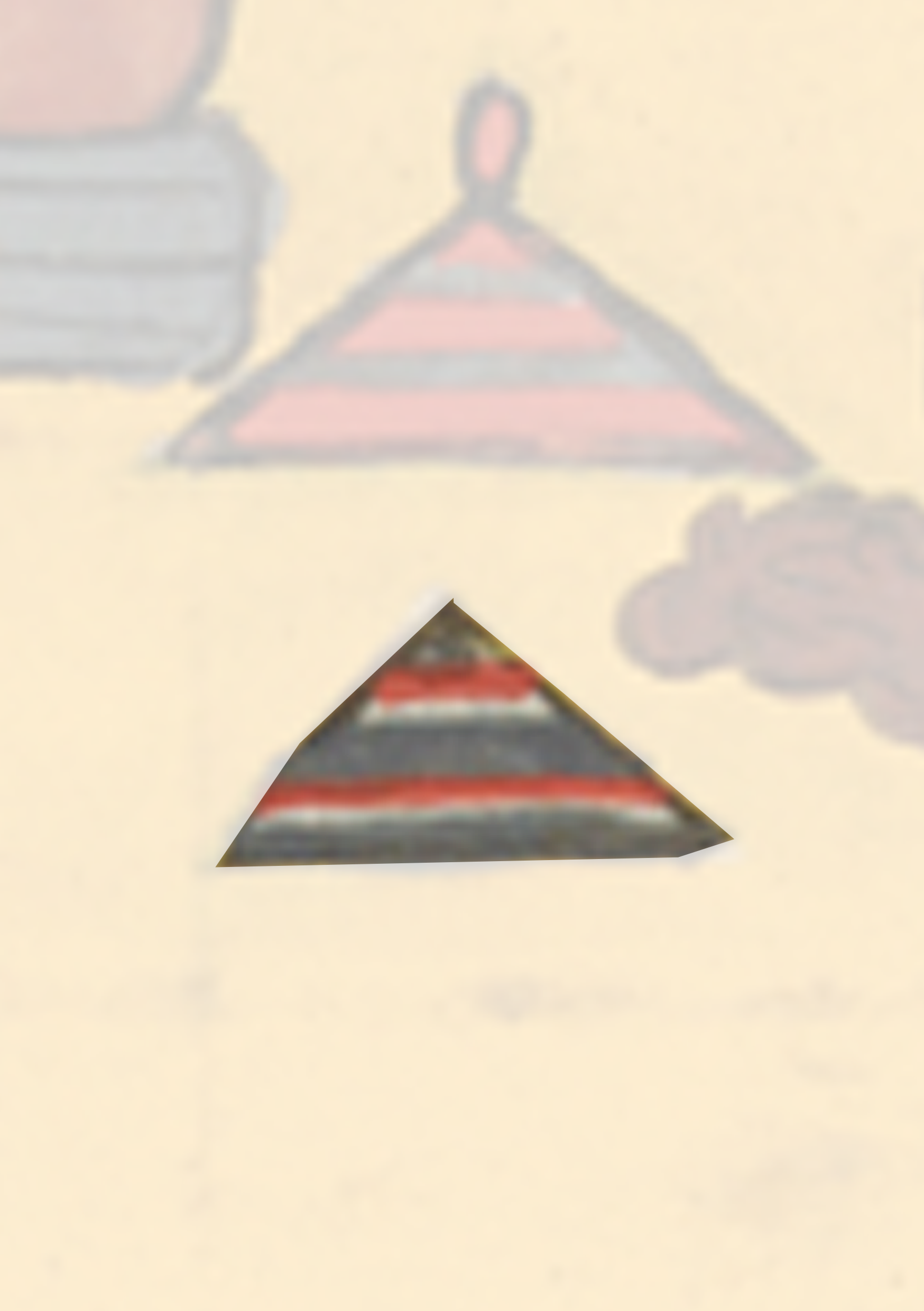 Picture Of A Triangle With A Red And Black Triangle
