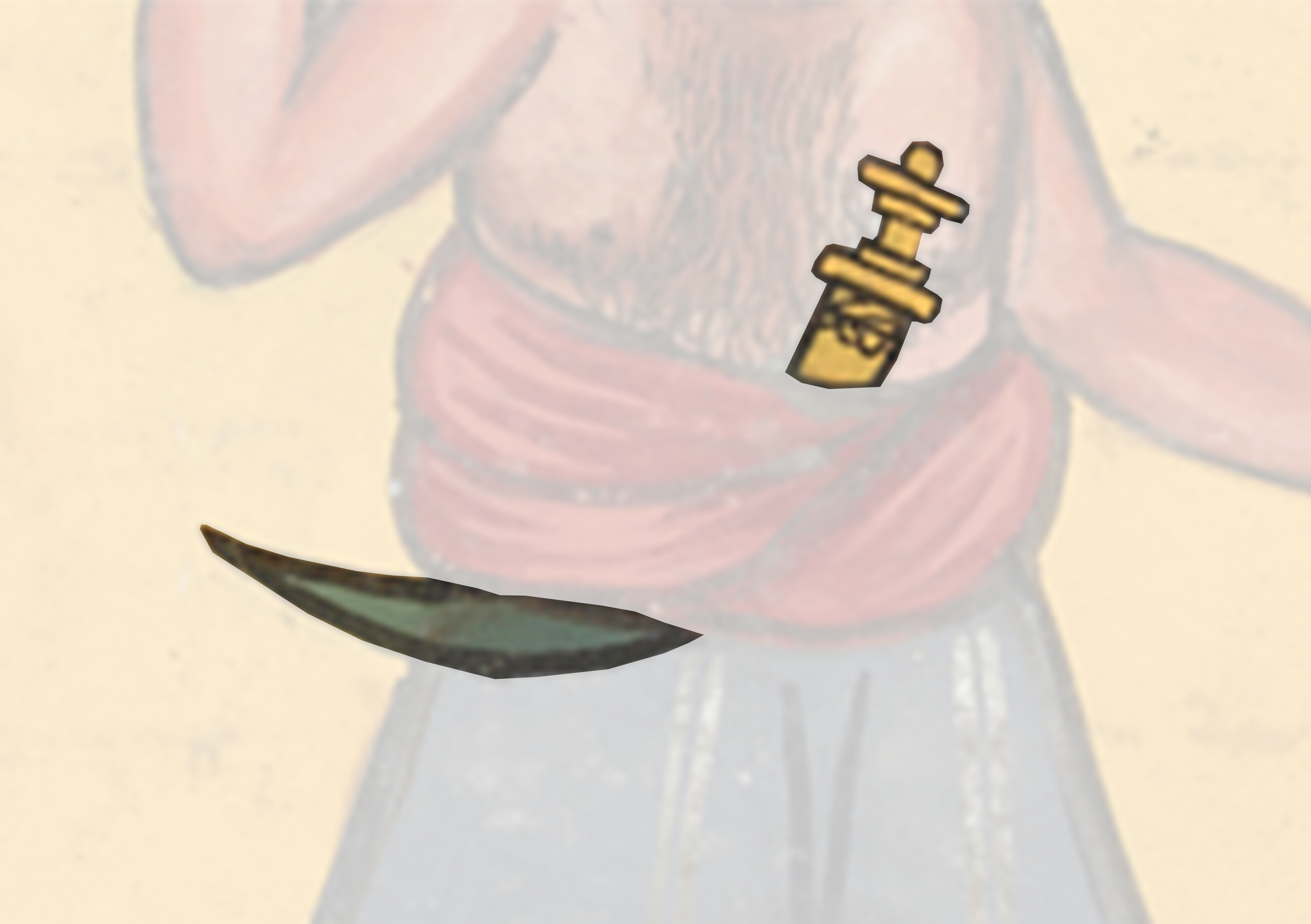 Painting Of A Man Holding A Knife