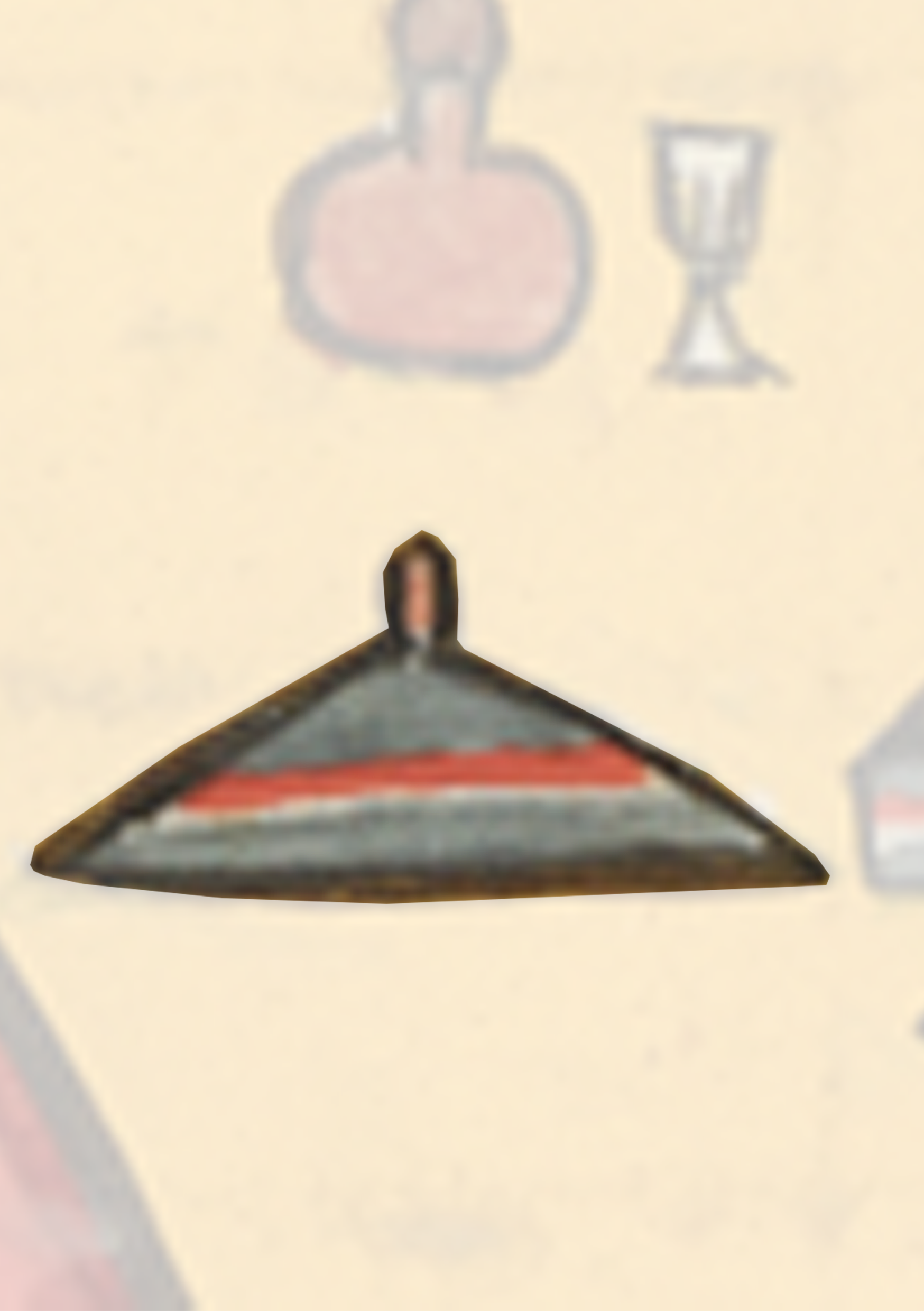 Small Metal Object With A Red And Black Stripe