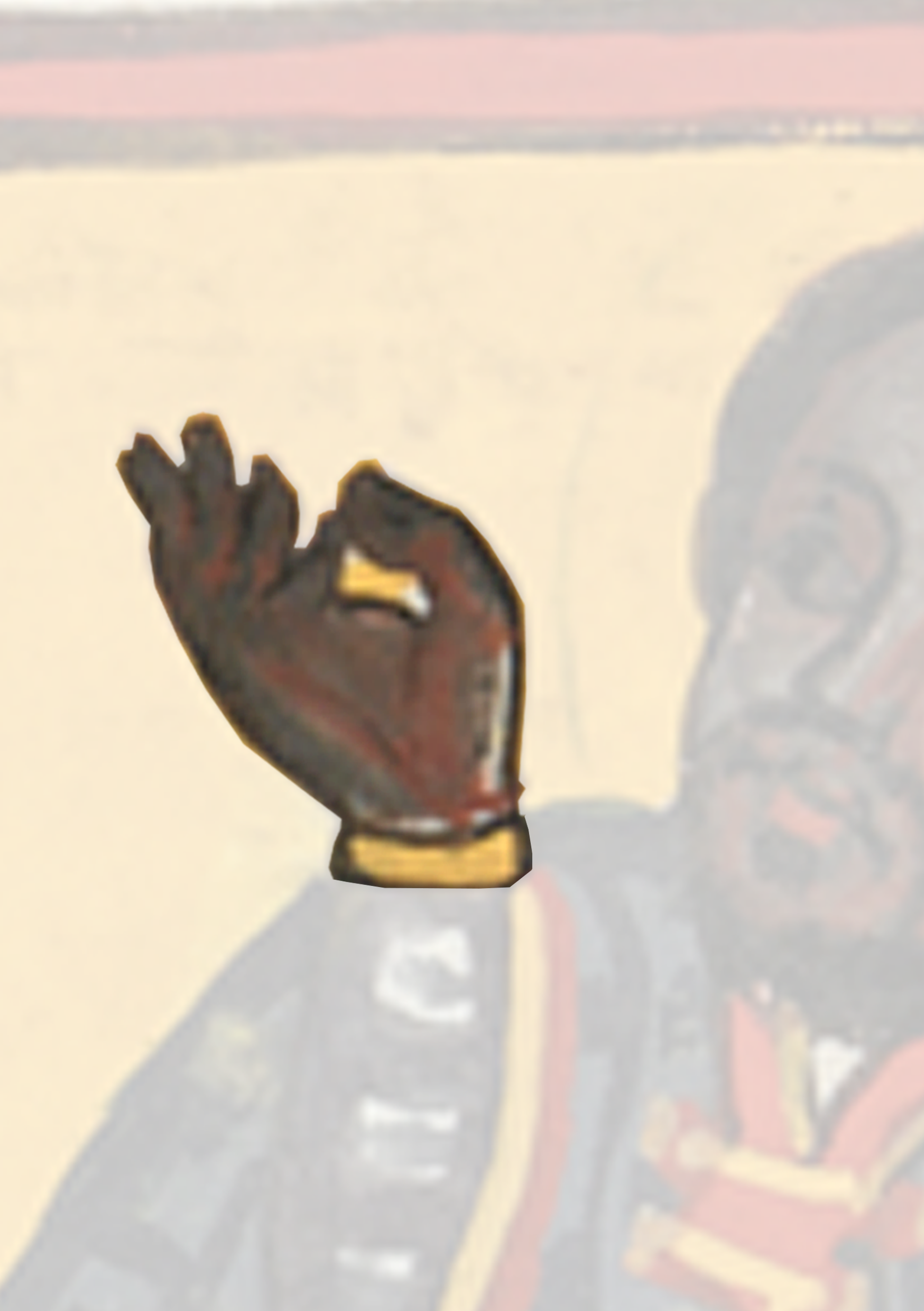 Painting Of A Man With A Hat And A Glove