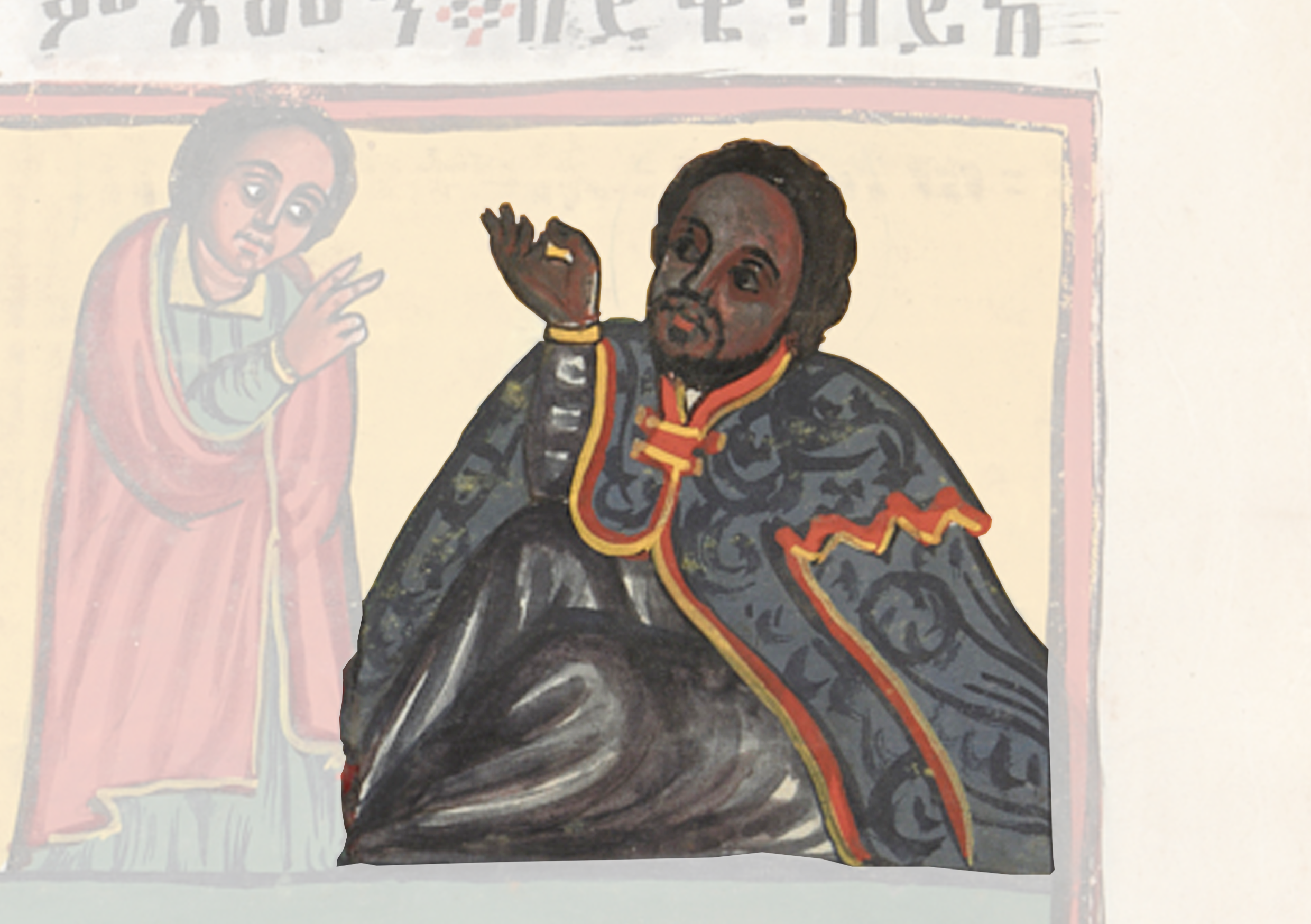 Painting Of A Man With A Red Robe