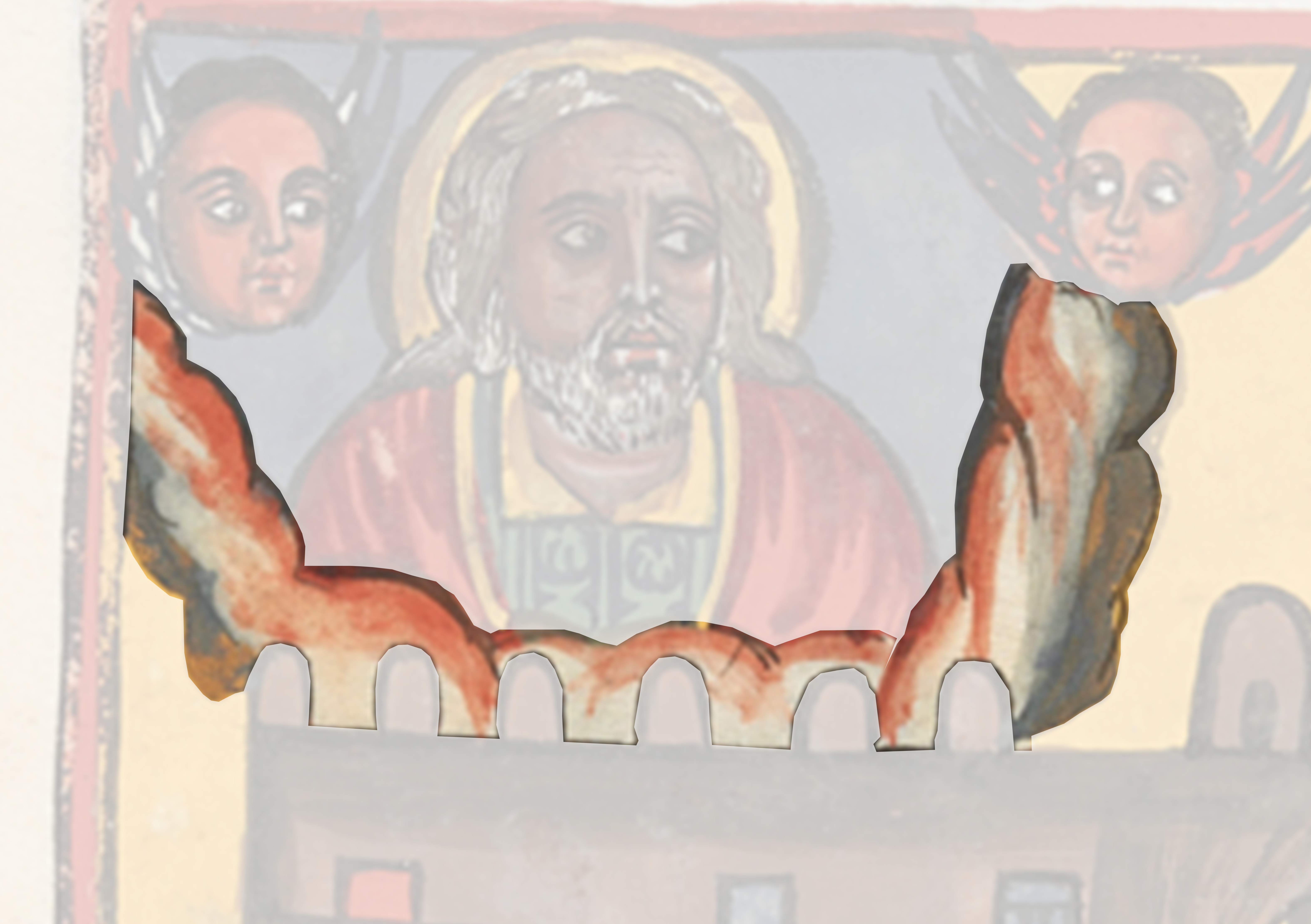 Painting Of A Man With A Goat