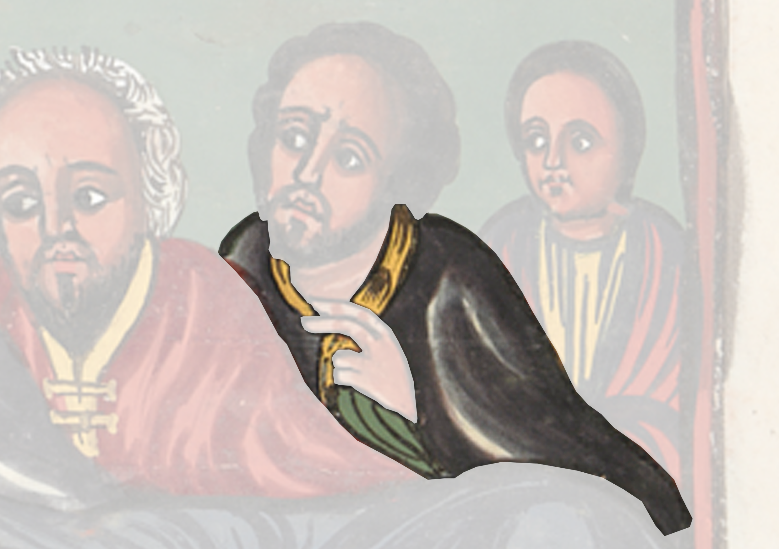 Painting Of A Man With A Beard And A Woman With A Beard