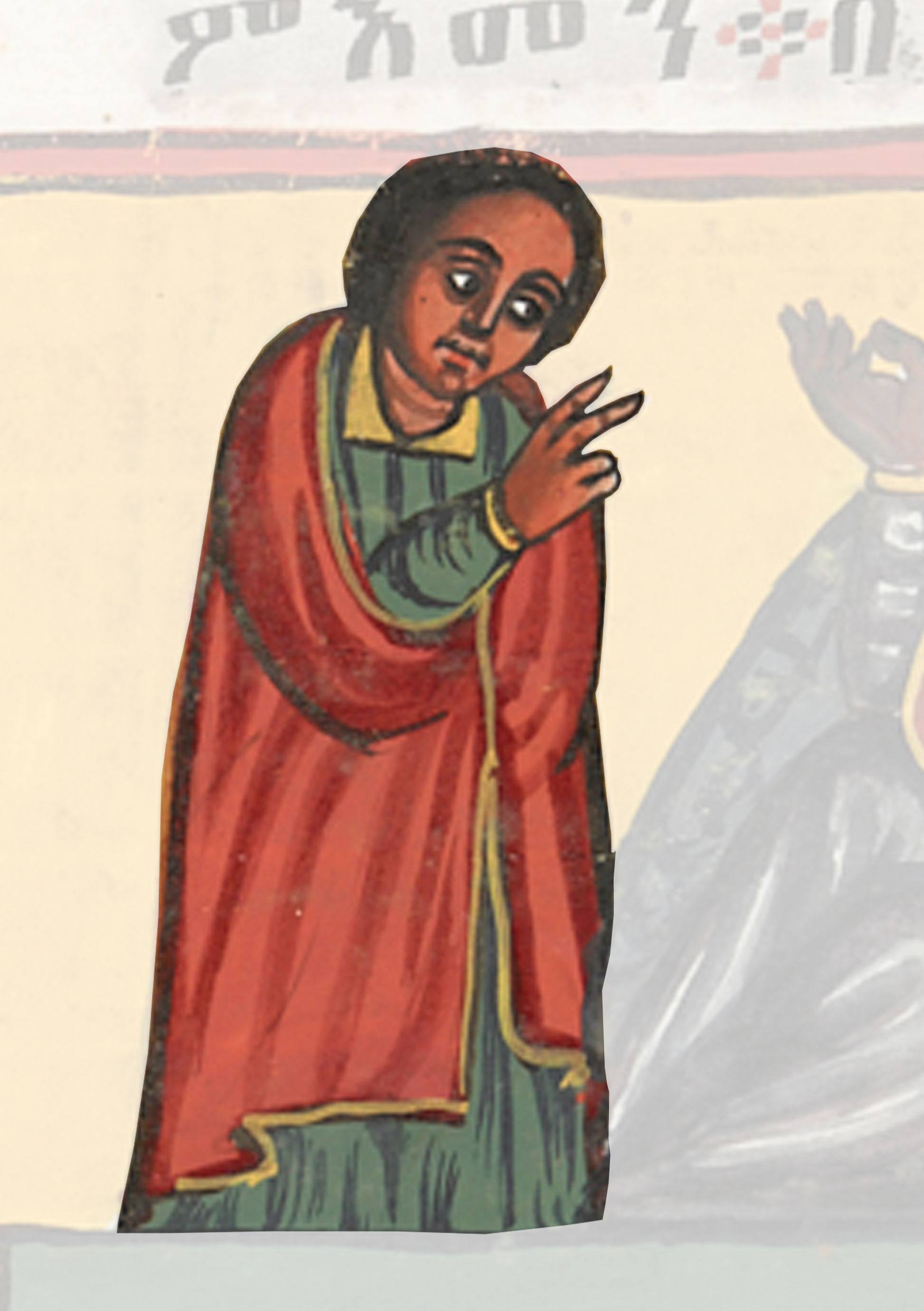 Painting Of A Woman In A Red Robe