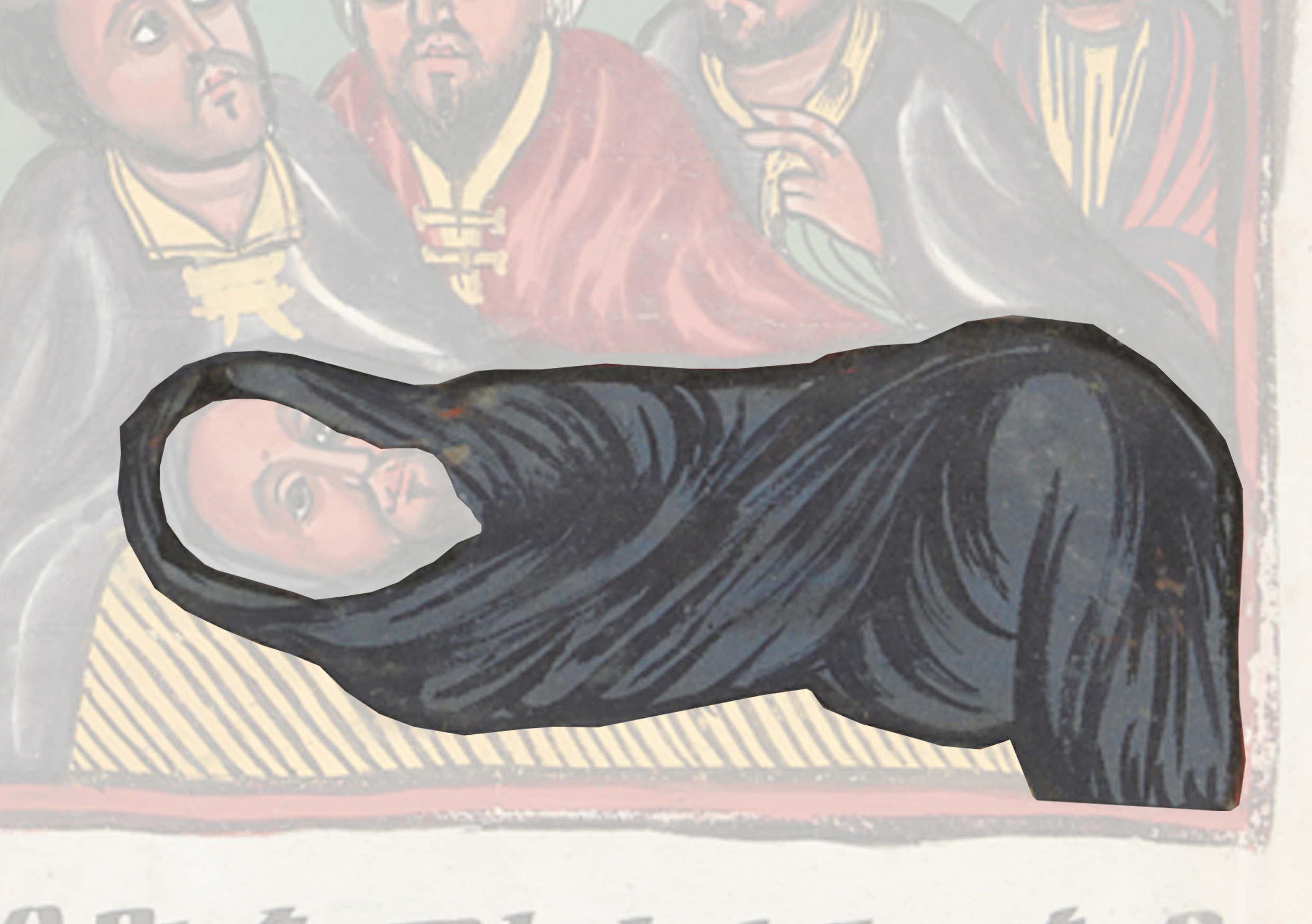 Painting Of A Man Laying On A Bed