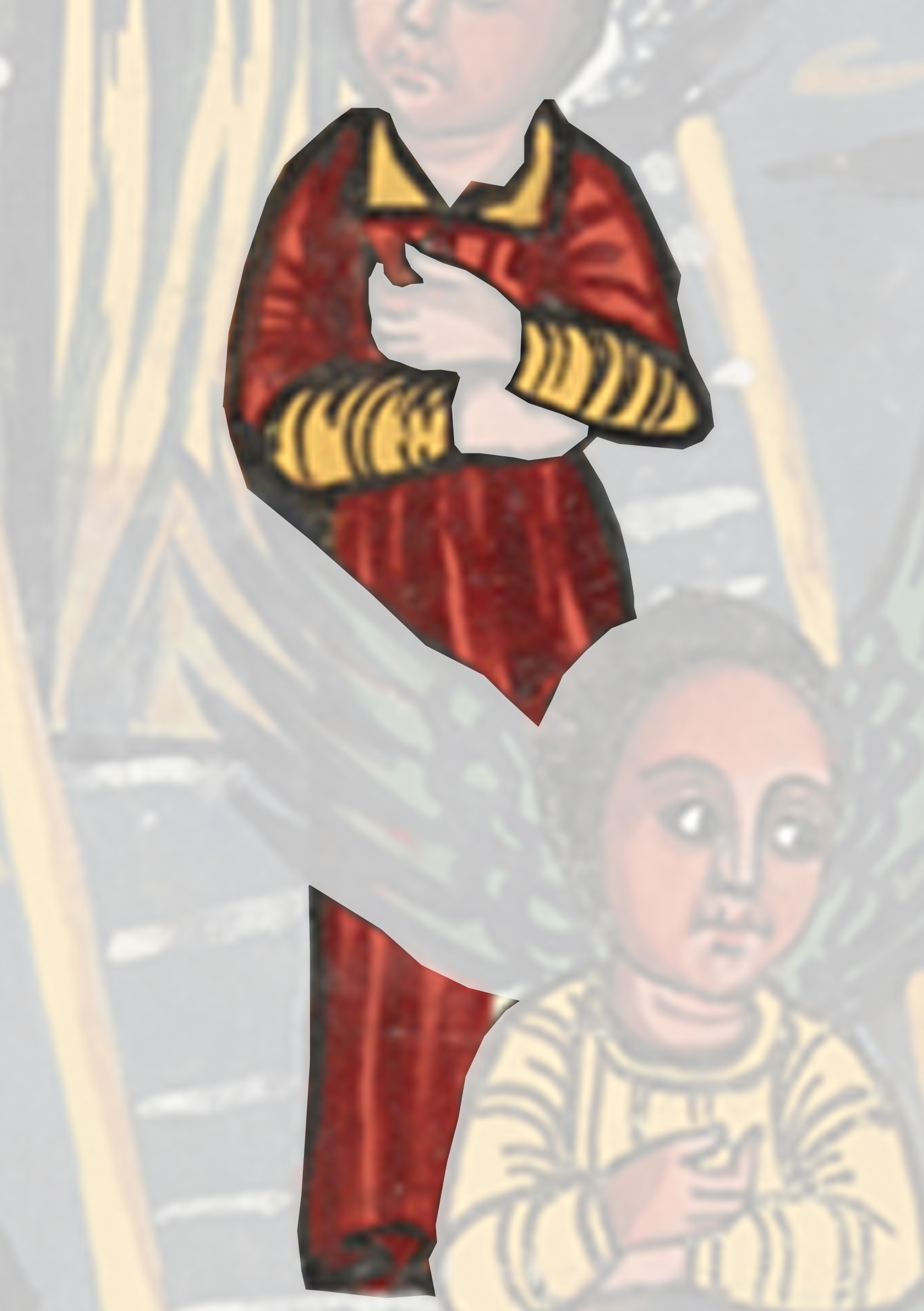 Painting Of A Man Holding A Baby