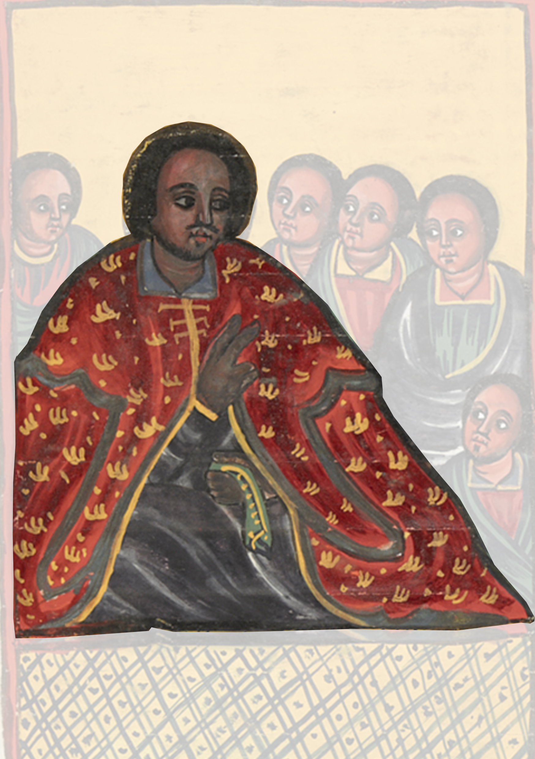 Painting Of A Woman In A Red Robe