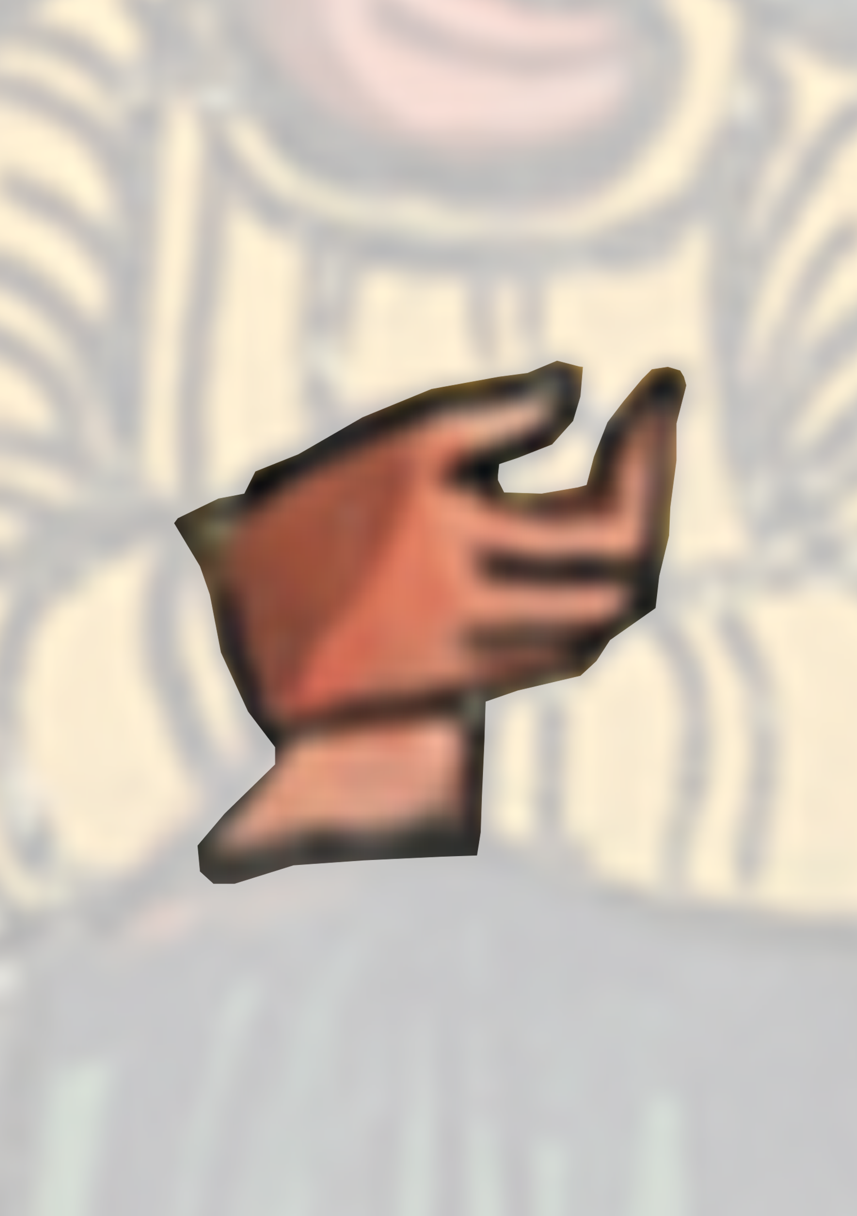 Hand Is Shown In The Middle Of A Photo