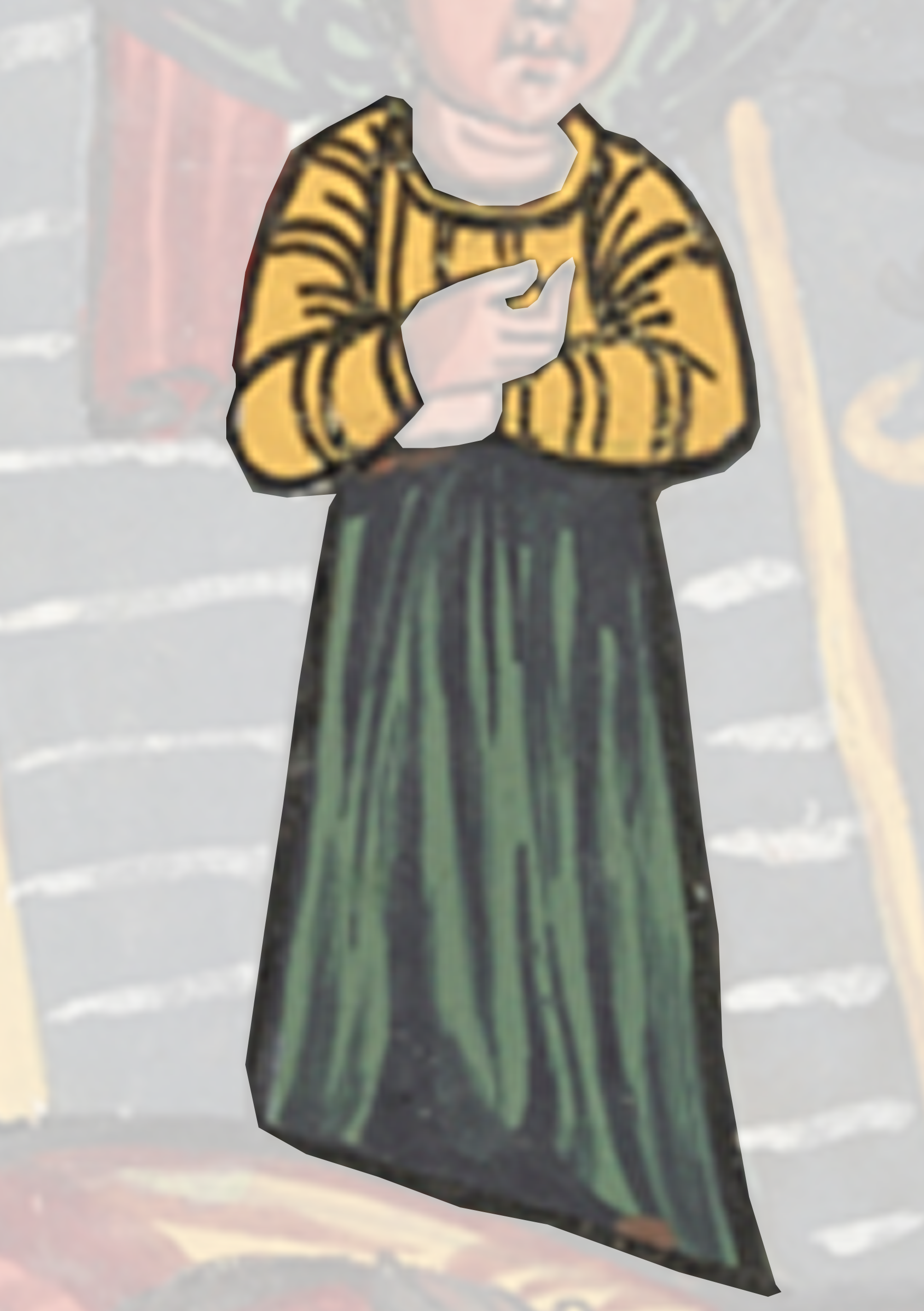 Painting Of A Woman In A Green Dress
