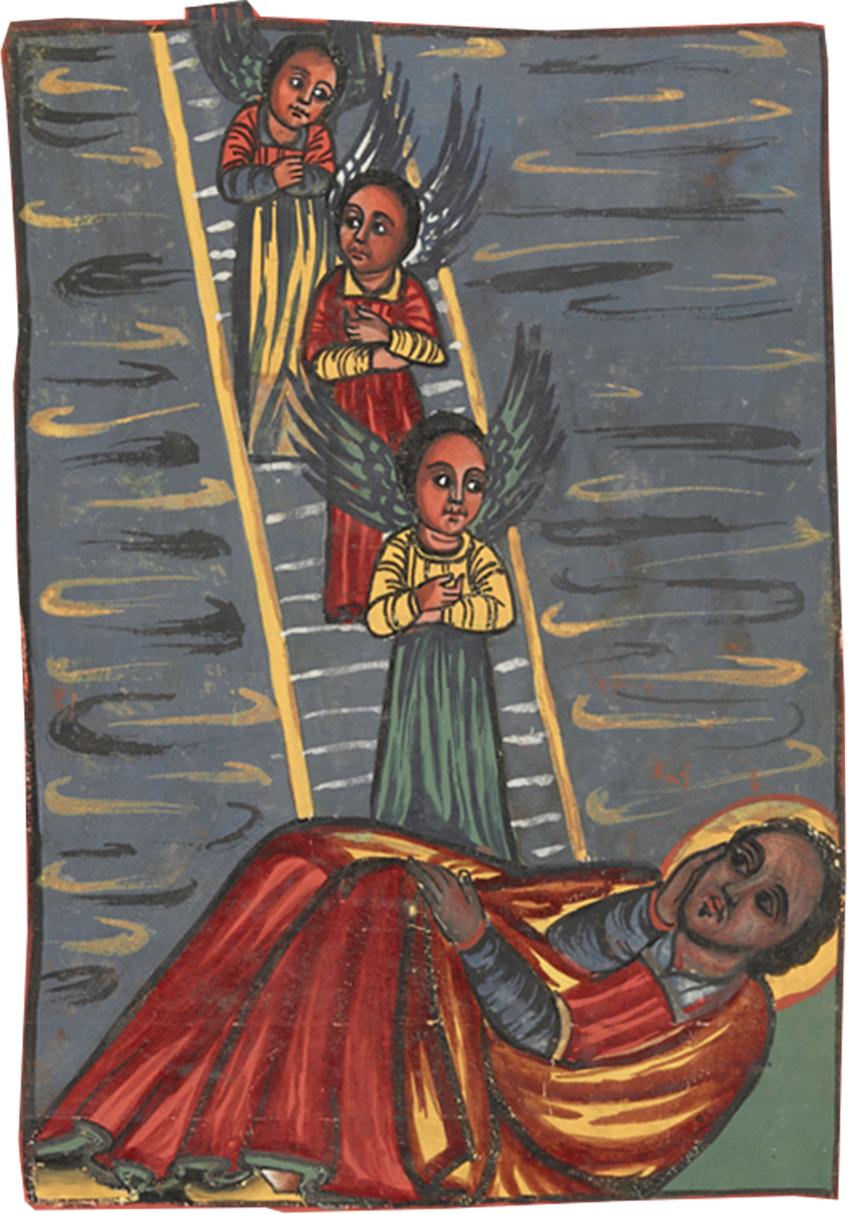 Painting Of A Woman And Two Men