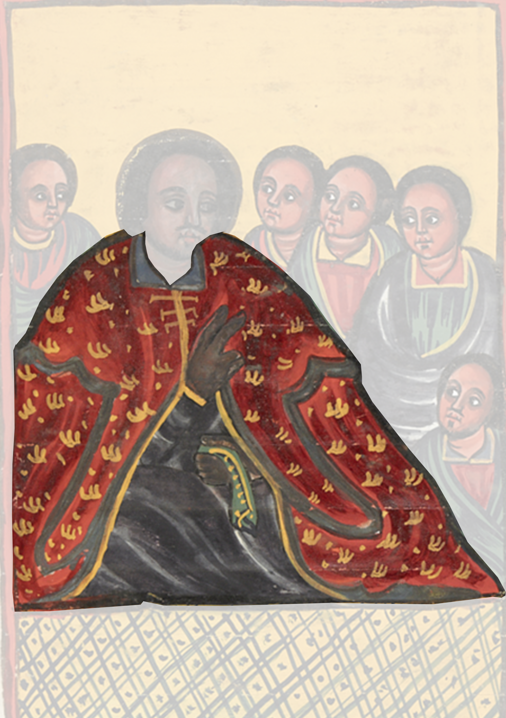 Painting Of A Woman With A Red Shawl