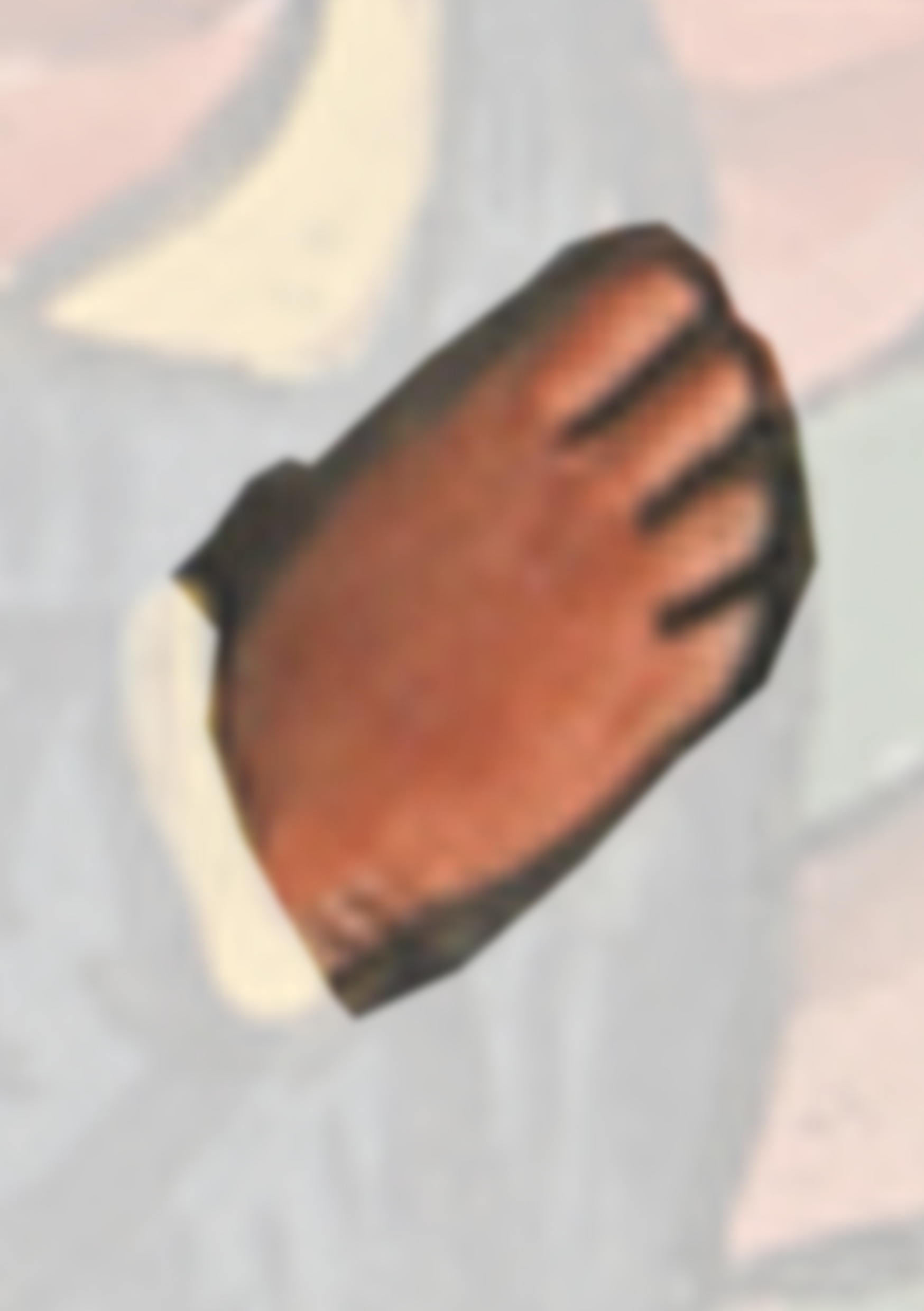 Hand Is Shown In The Middle Of A Painting