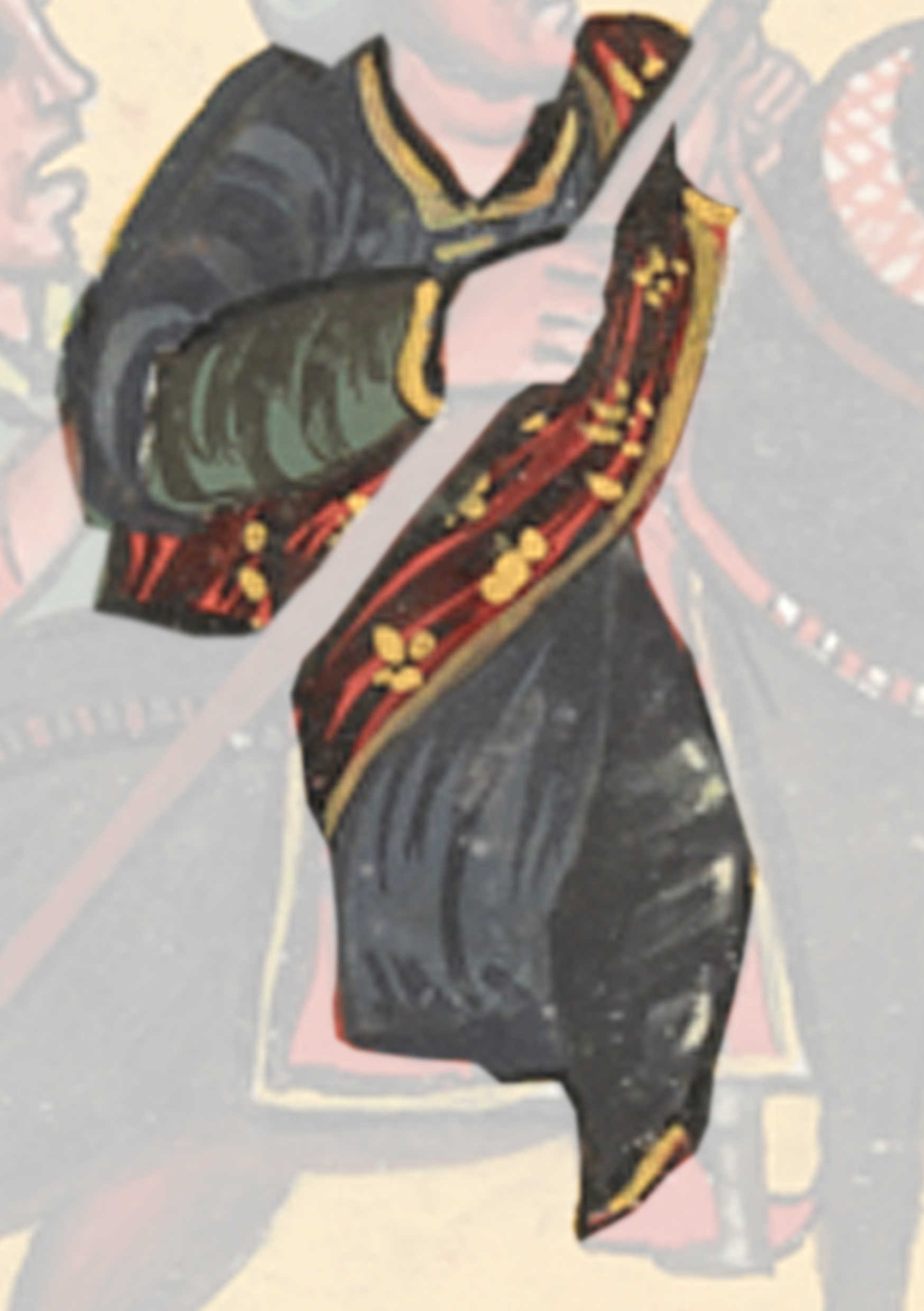 Painting Of A Man In A Black Robe