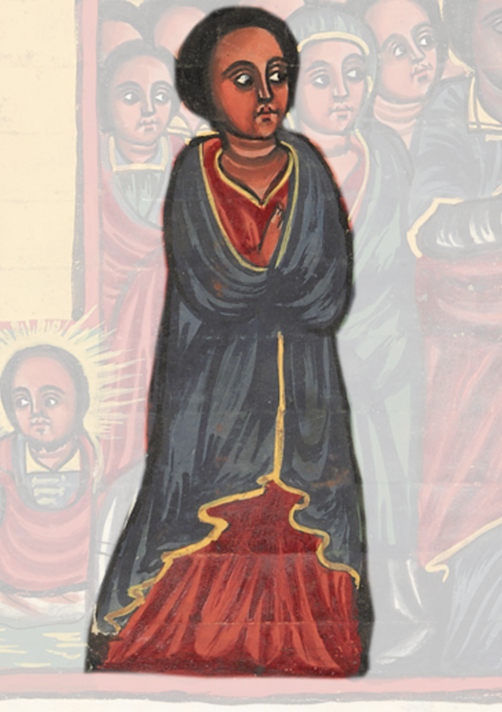 Painting Of A Woman In A Red Dress