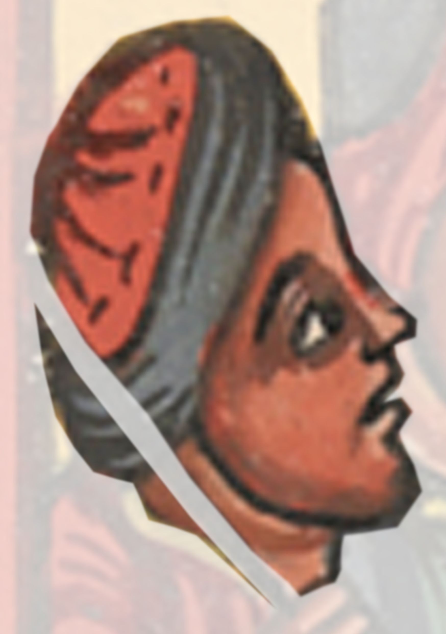 Drawing Of A Man With A Beard And A Red Hat