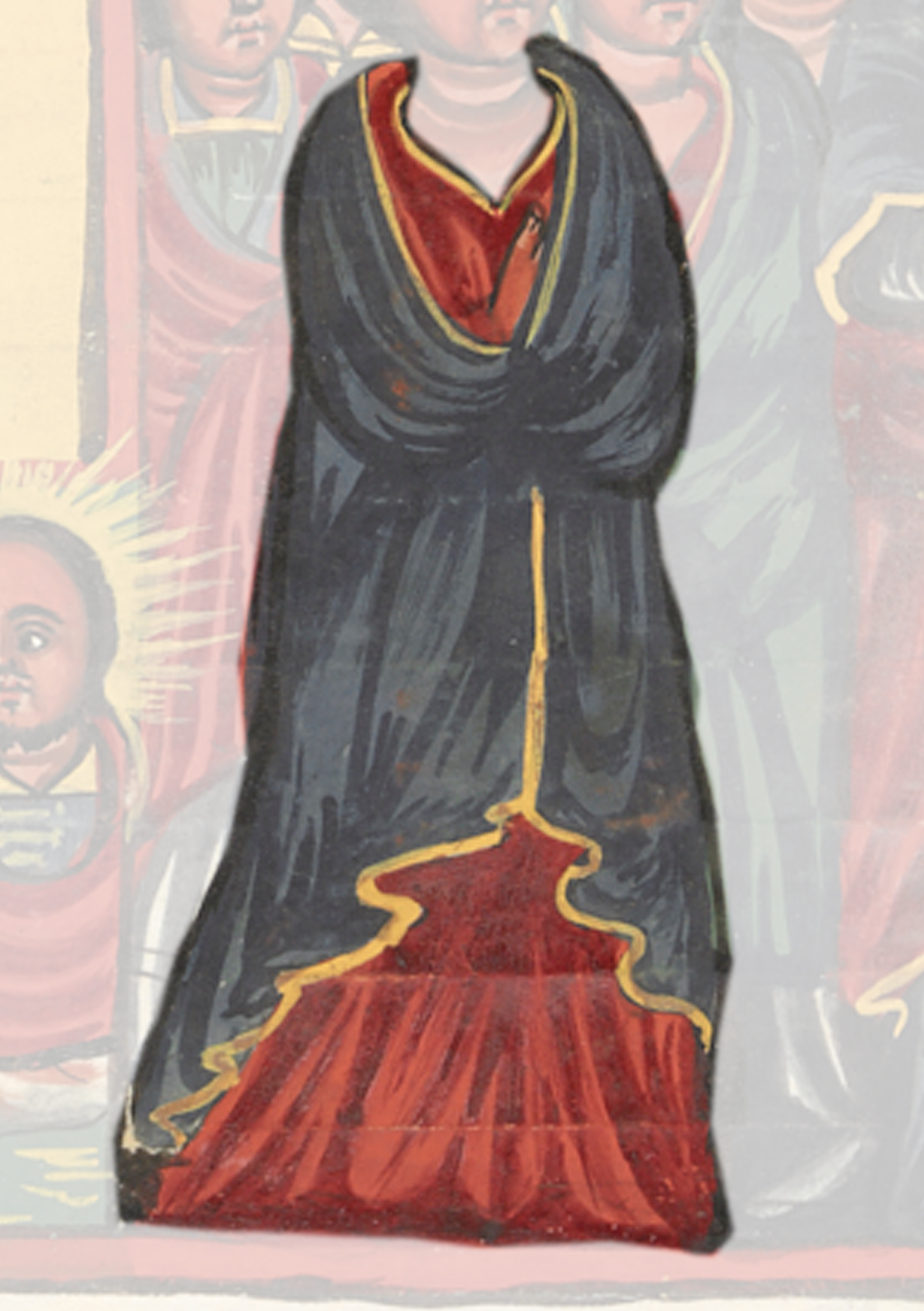 Painting Of A Woman In A Black Dress