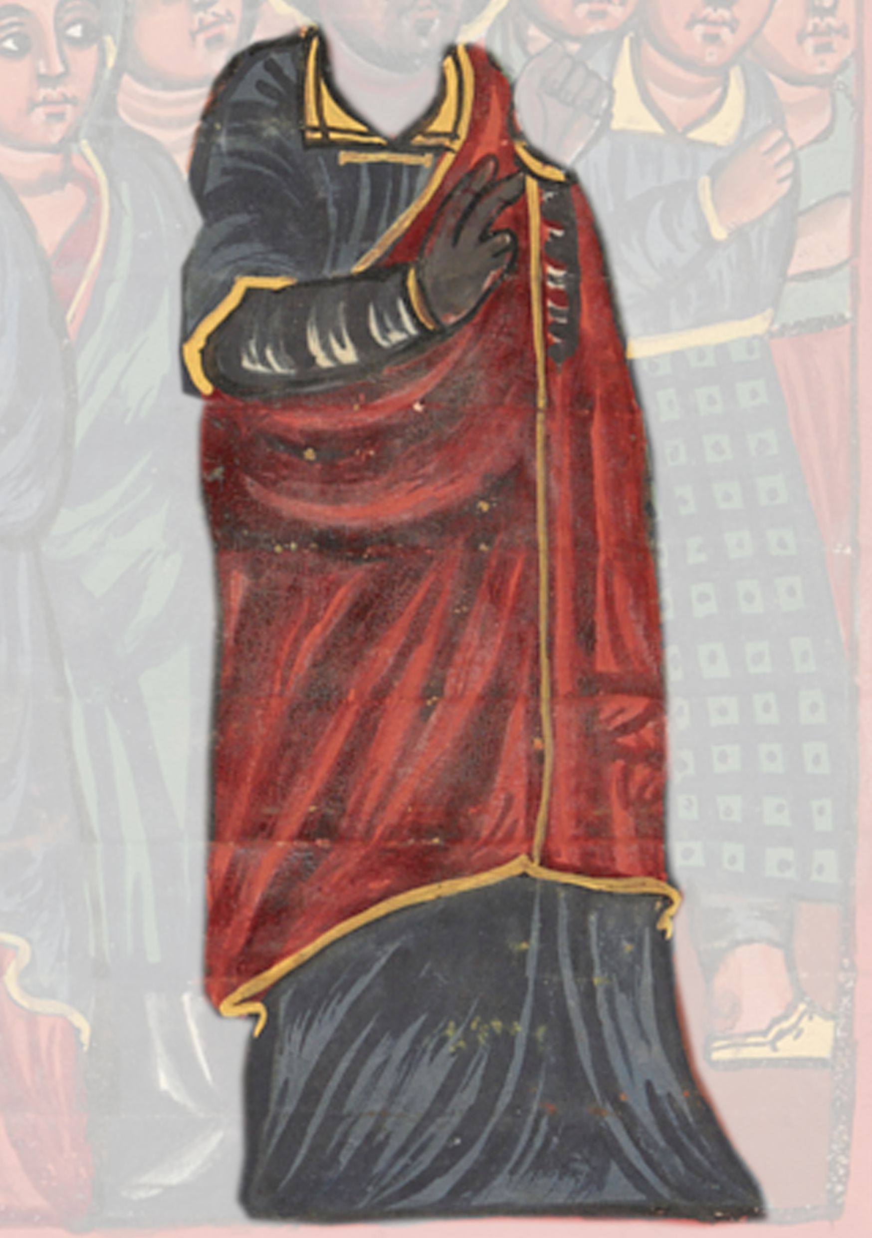 Painting Of A Woman In A Red Robe