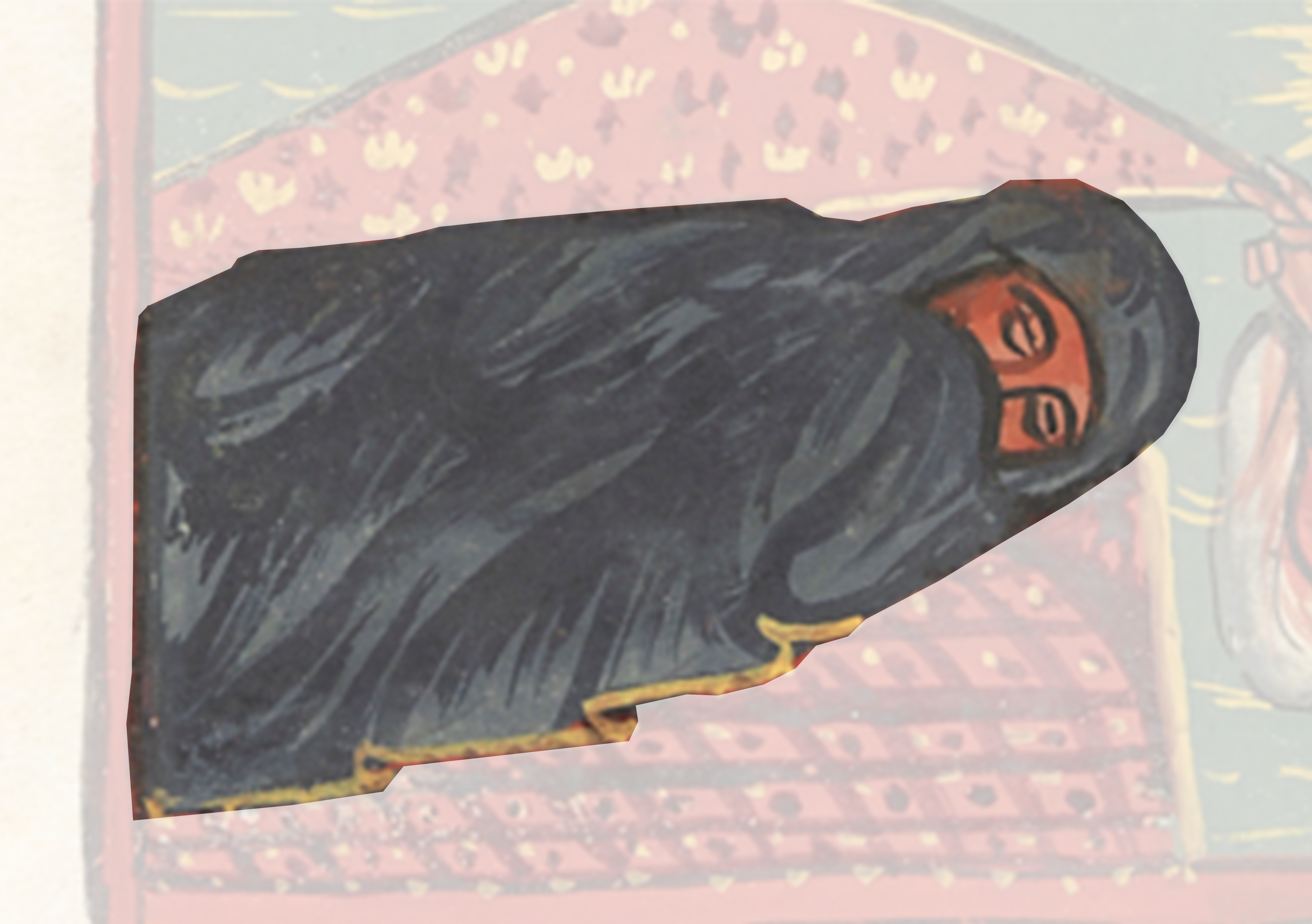 Painting Of A Woman Sitting On A Couch