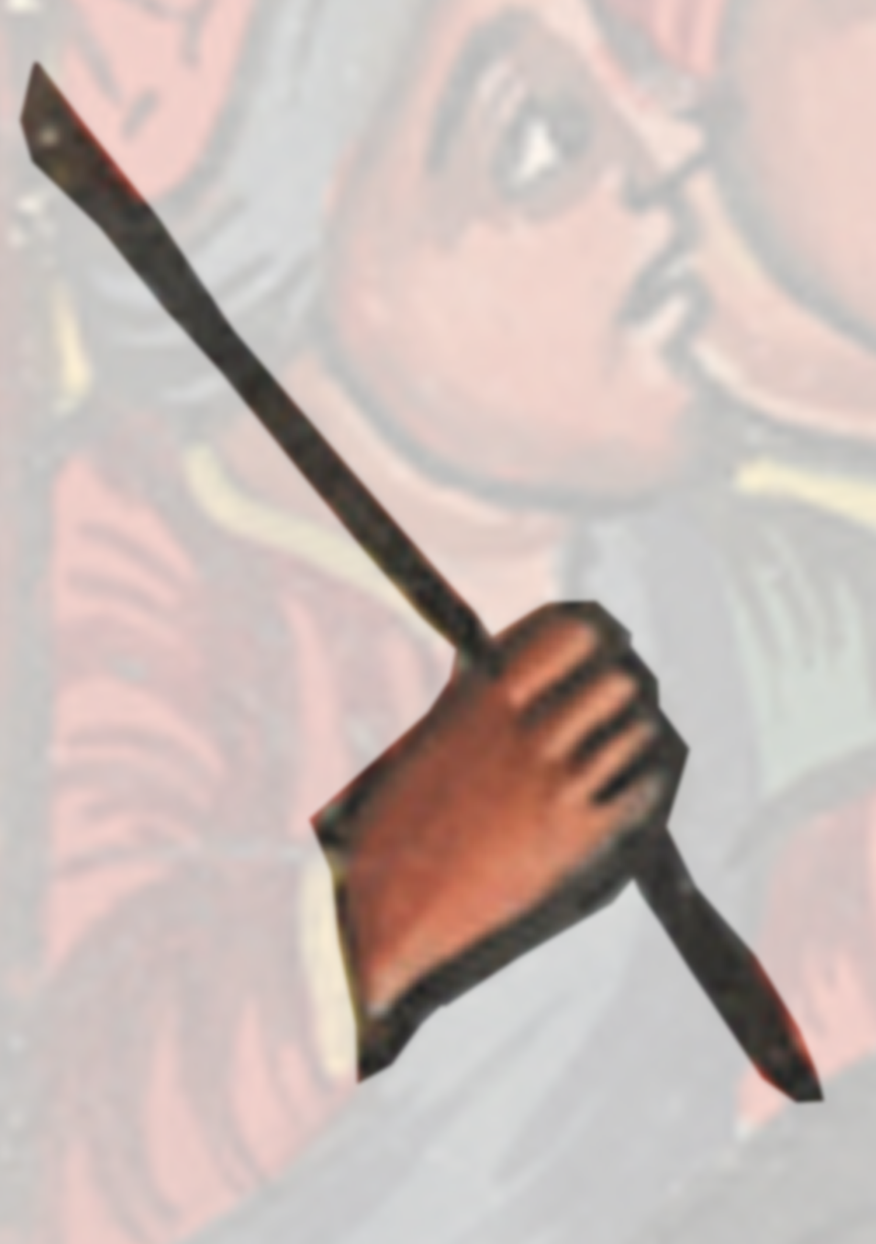 Painting Of A Man Holding A Large Axe