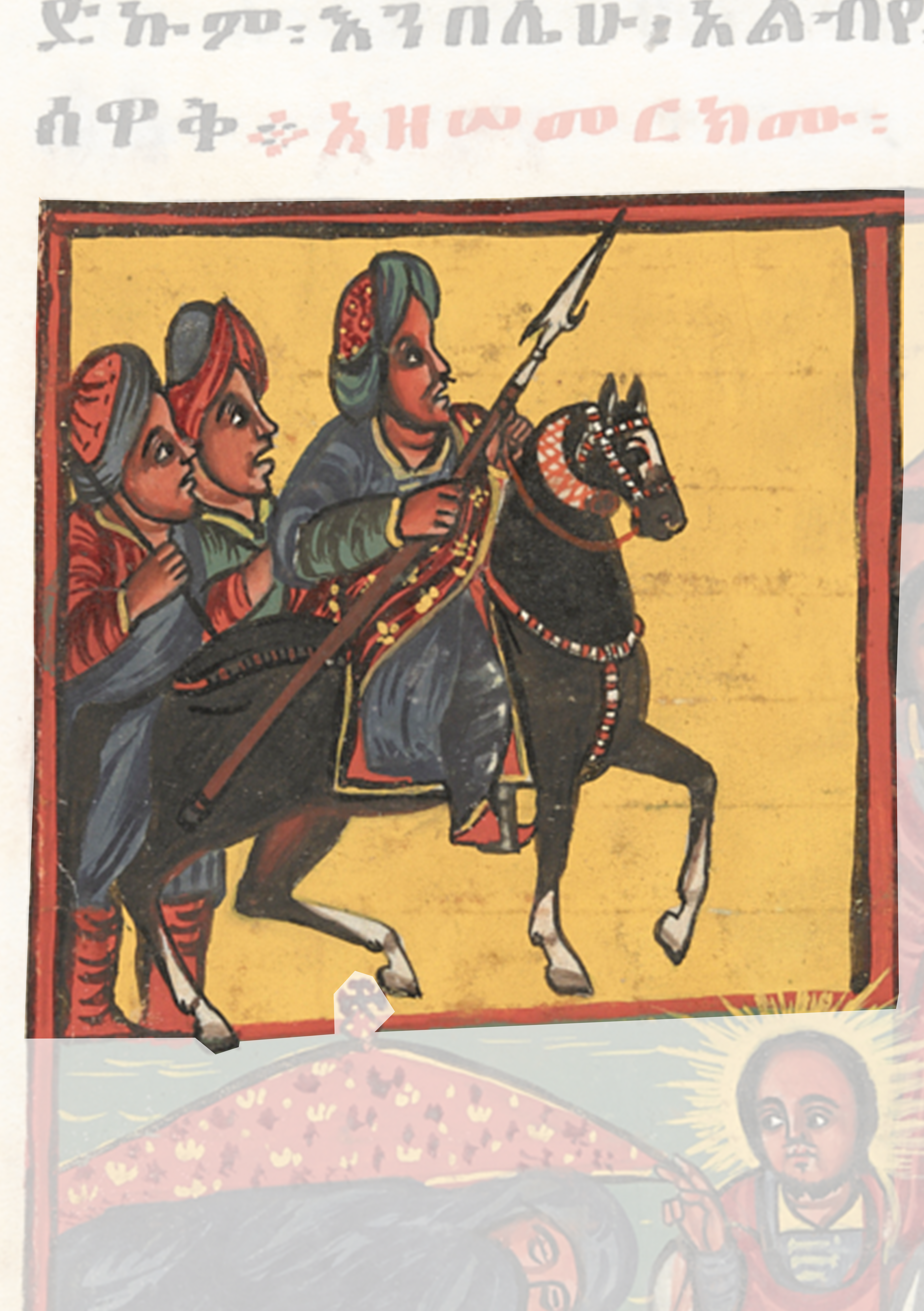 Painting Of A Man On A Horse