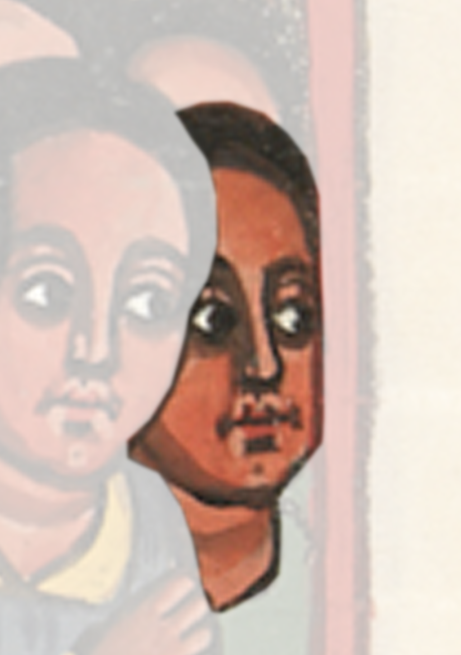 Painting Of Two Women Looking At Each Other Women