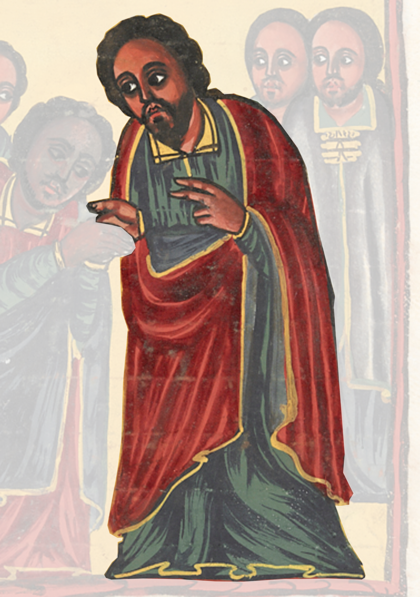 Painting Of A Man Holding A Child