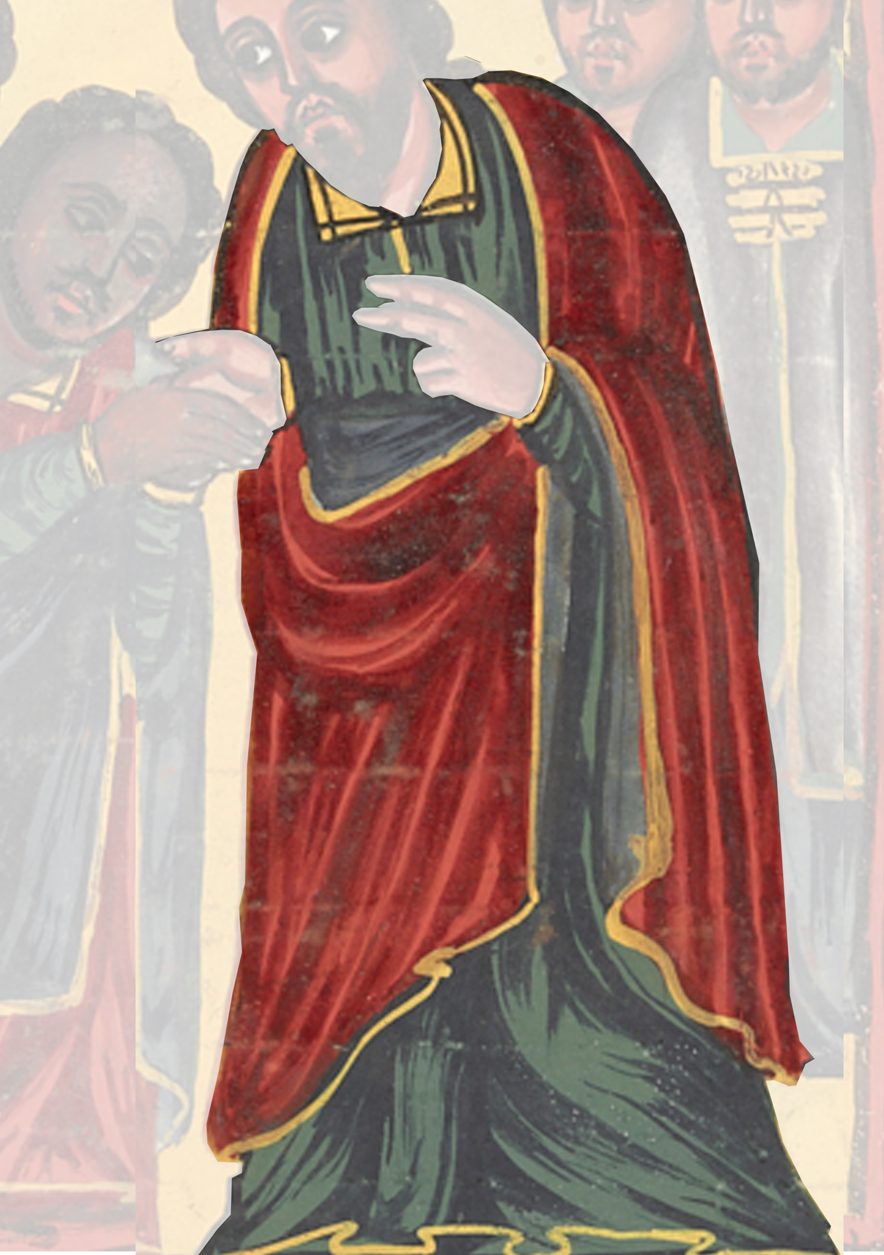 Painting Of A Man In A Red Robe