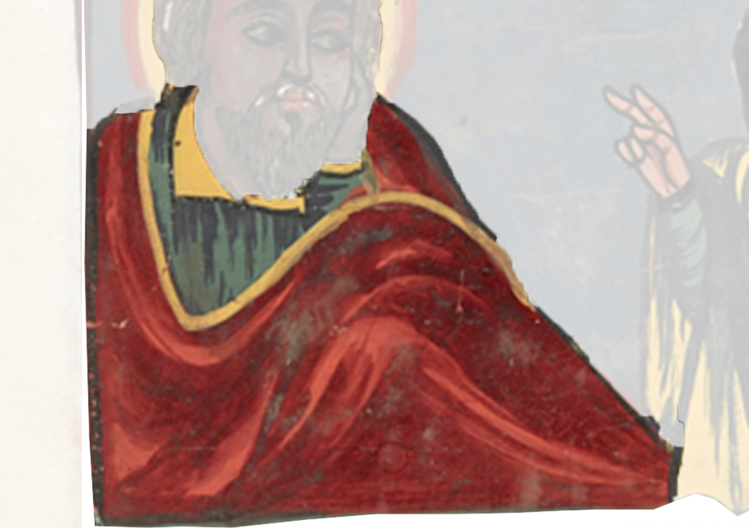 Painting Of A Man In A Red Robe