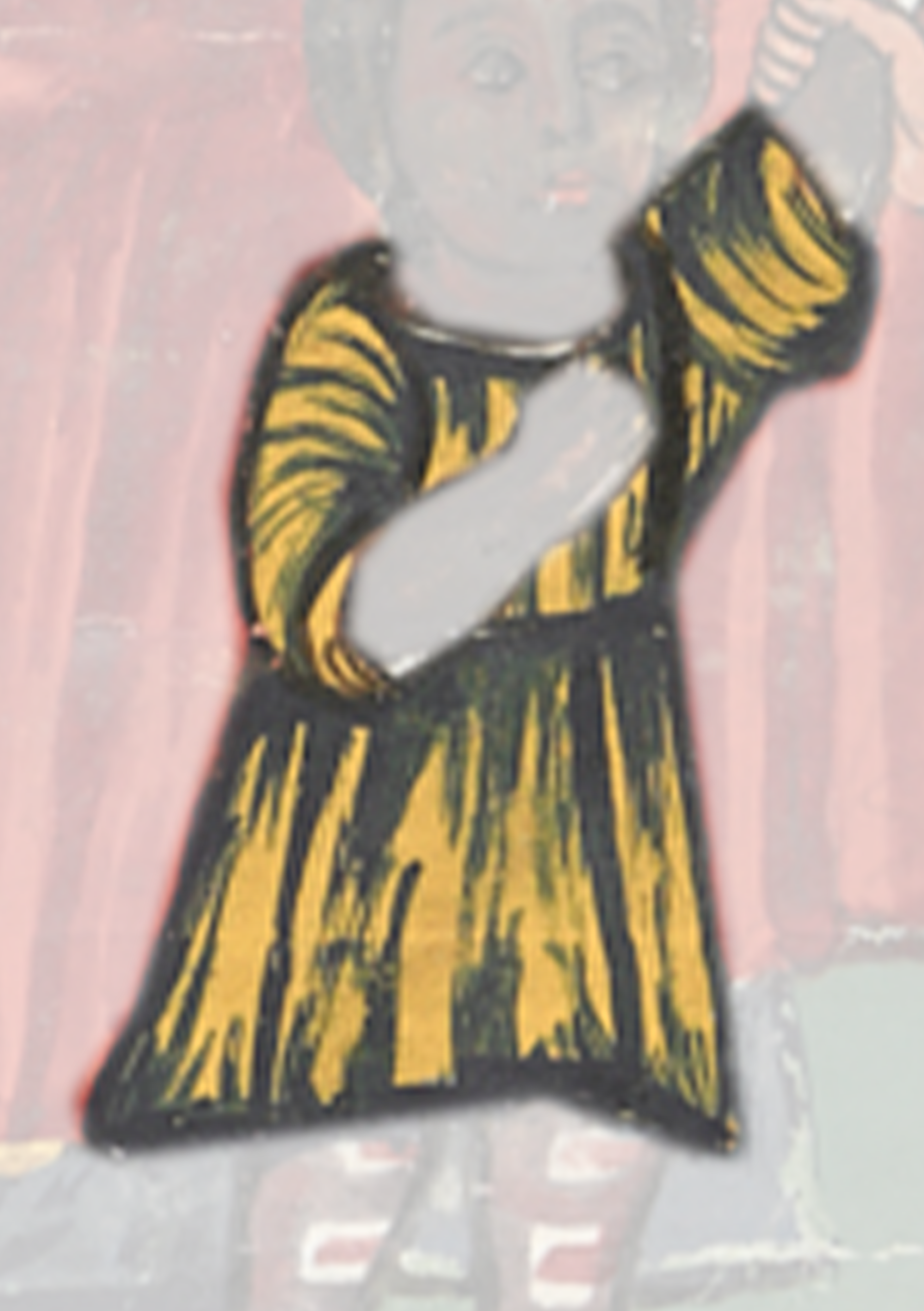 Painting Of A Woman In A Yellow Dress