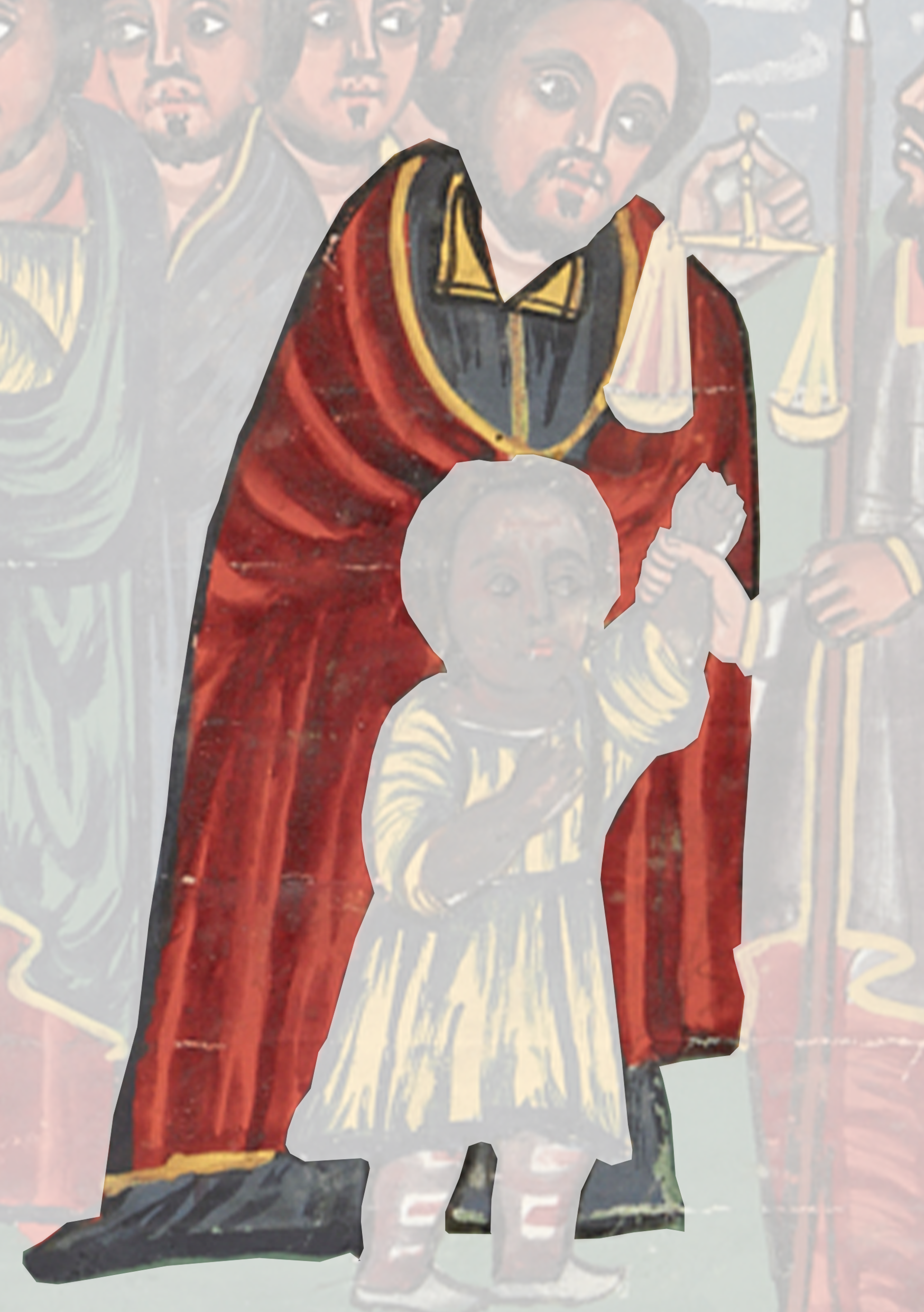 Painting Of A Man Holding A Child