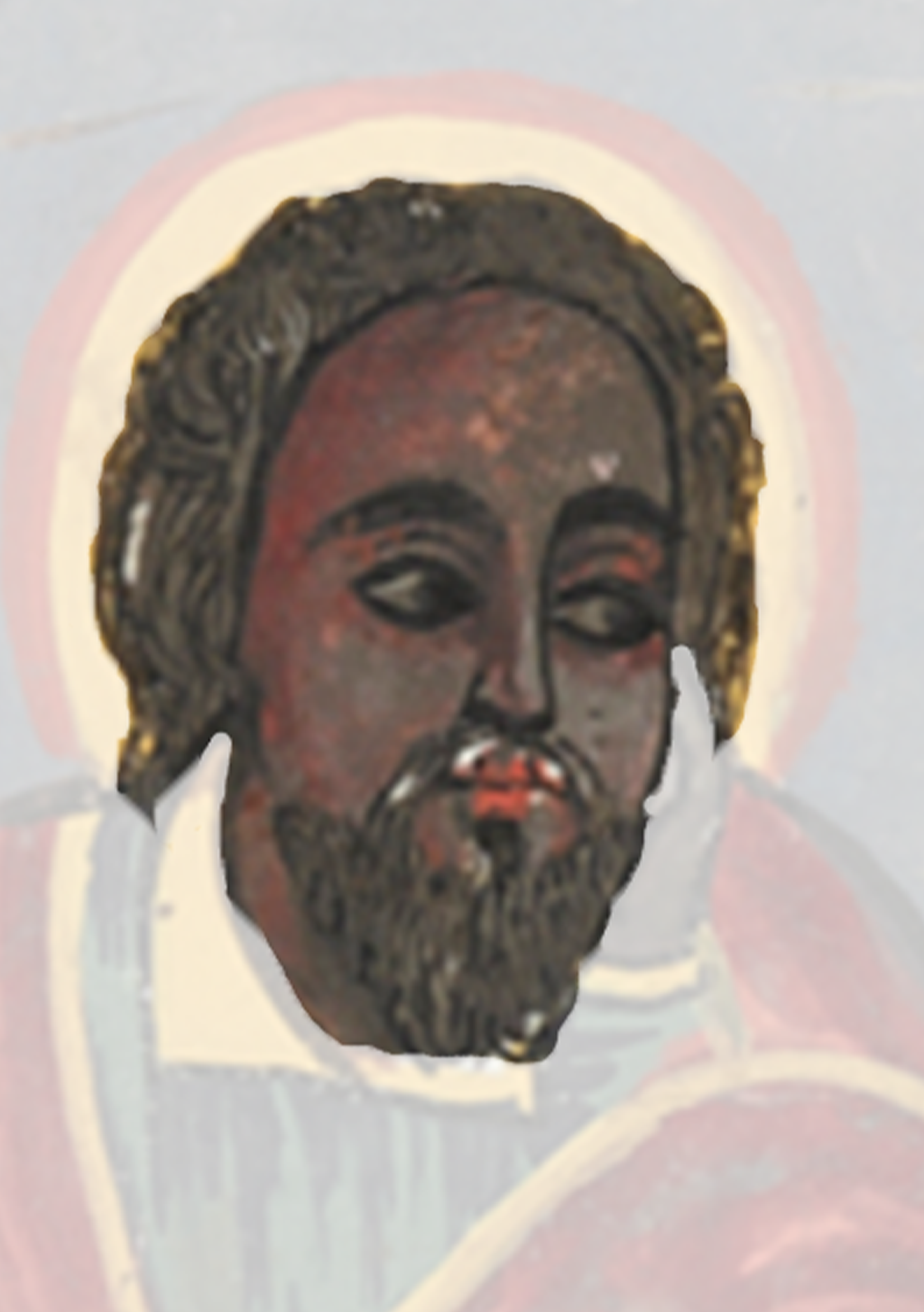 Painting Of Jesus With A Beard And A Beard